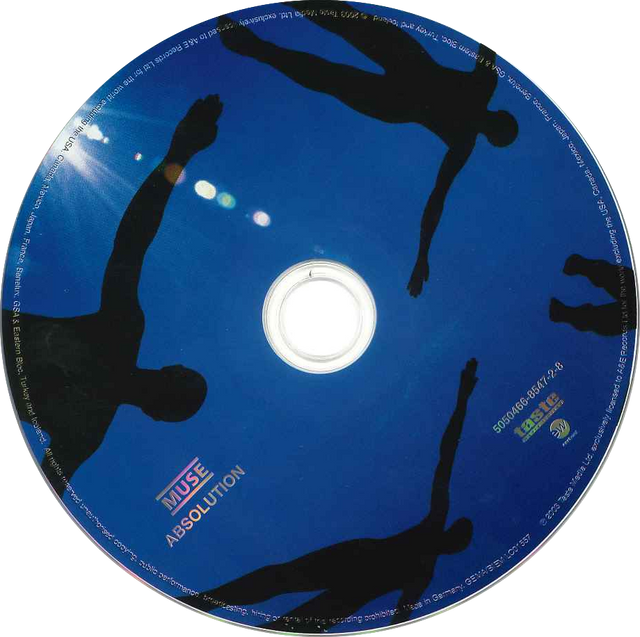 CD Autografato Muse – Absolution – 2003 – 3 Autografi Band Completa Matt Bellamy, Chris Wolstenholme, Dominic Howard – COA Incluso