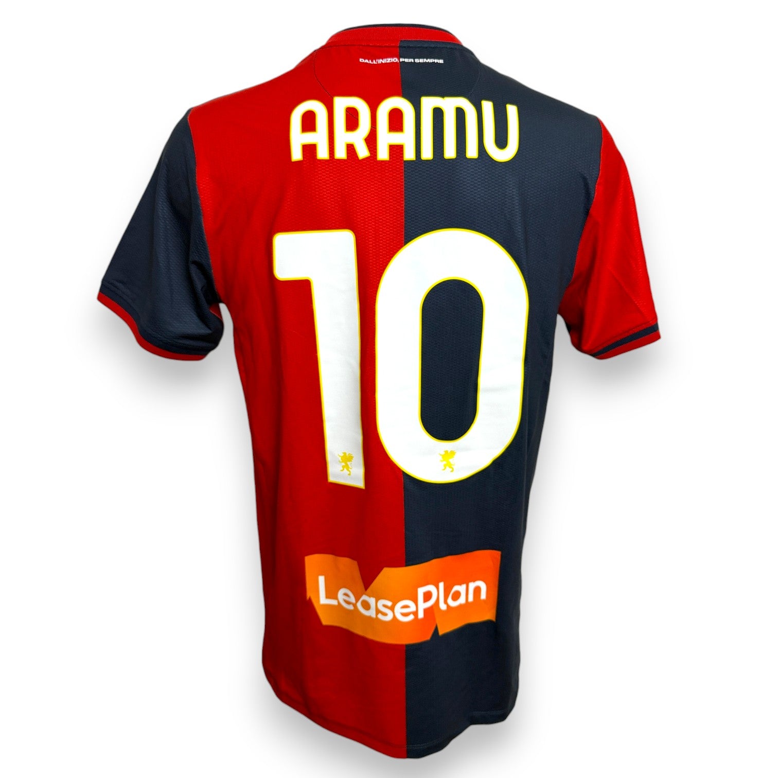 Maglia Genoa CFC Home 2022-23 Player Issued Mattia Aramu numero 10 – Castore – sponsor LeasePlan – taglia M – condizioni Excellent – Serie B