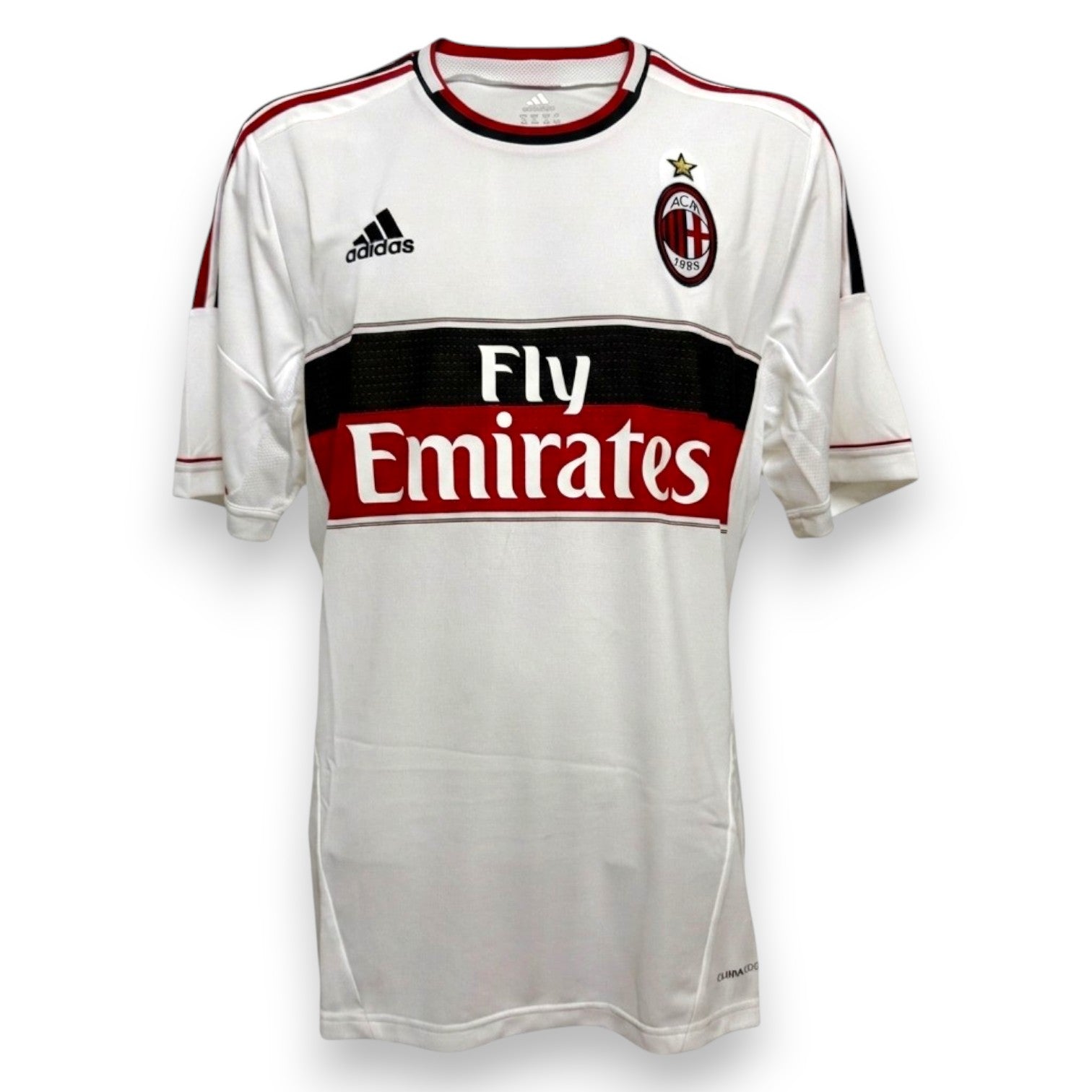 Fronte maglia AC Milan Away 2013-14 Store Adidas Climacool – sponsor Fly Emirates – numero 45 Balotelli