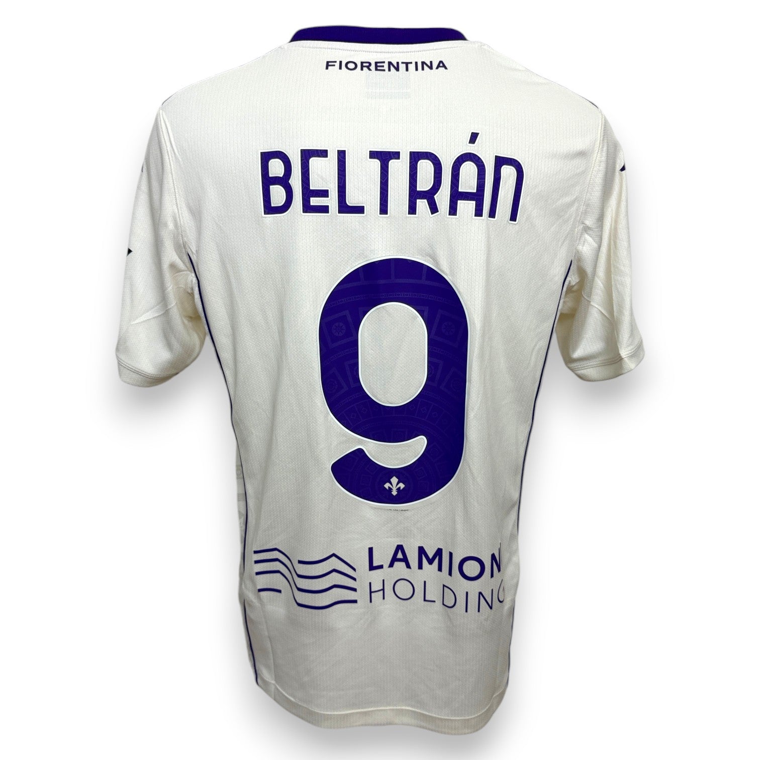 Maglia Fiorentina Away 2024-25 Gara Lucas Beltrán numero 9 – Kappa – sponsor Lamion Holding – taglia M