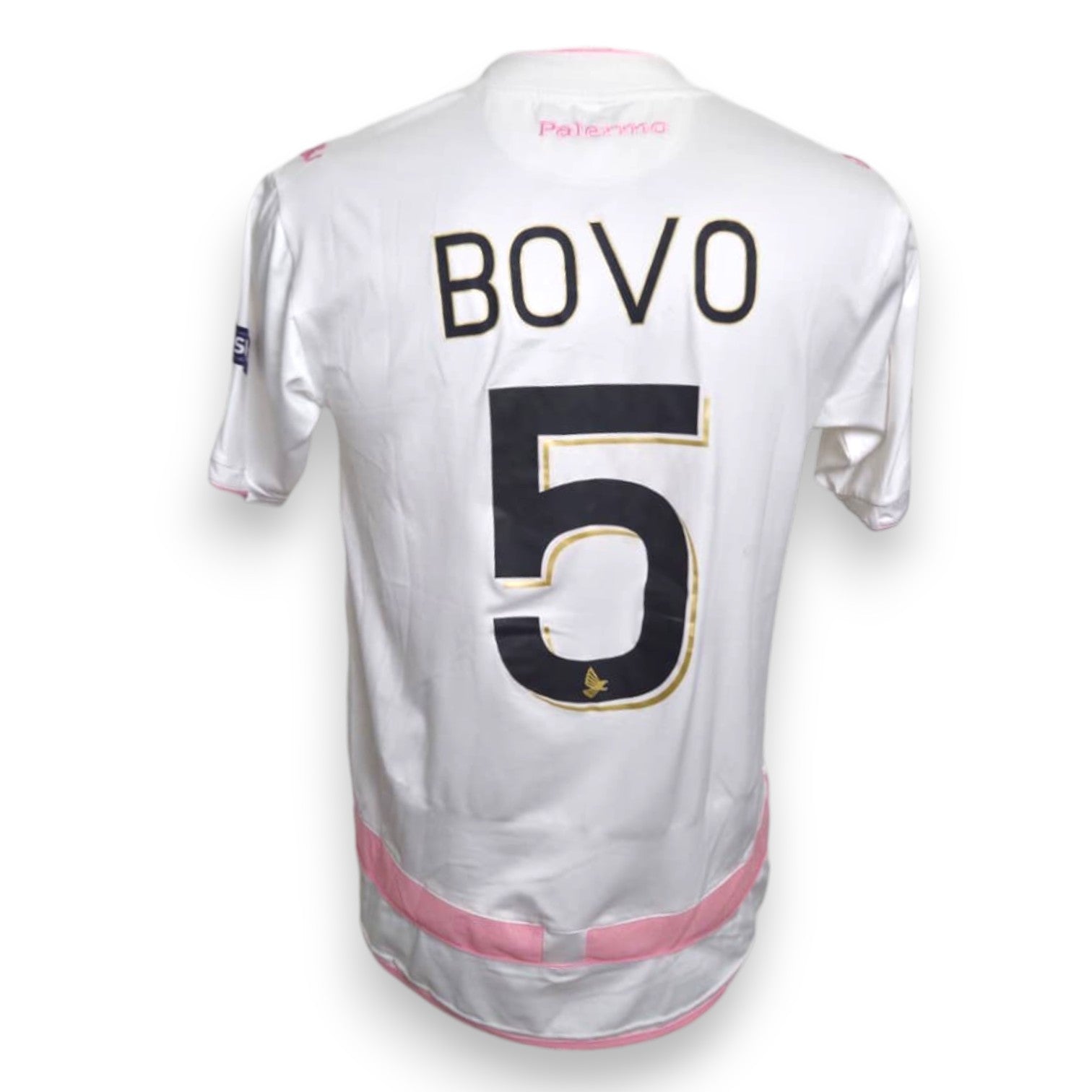 Maglia Palermo Away 2010-11 Player Issued Cesare Bovo numero 5 – Legea – UEFA Europa League