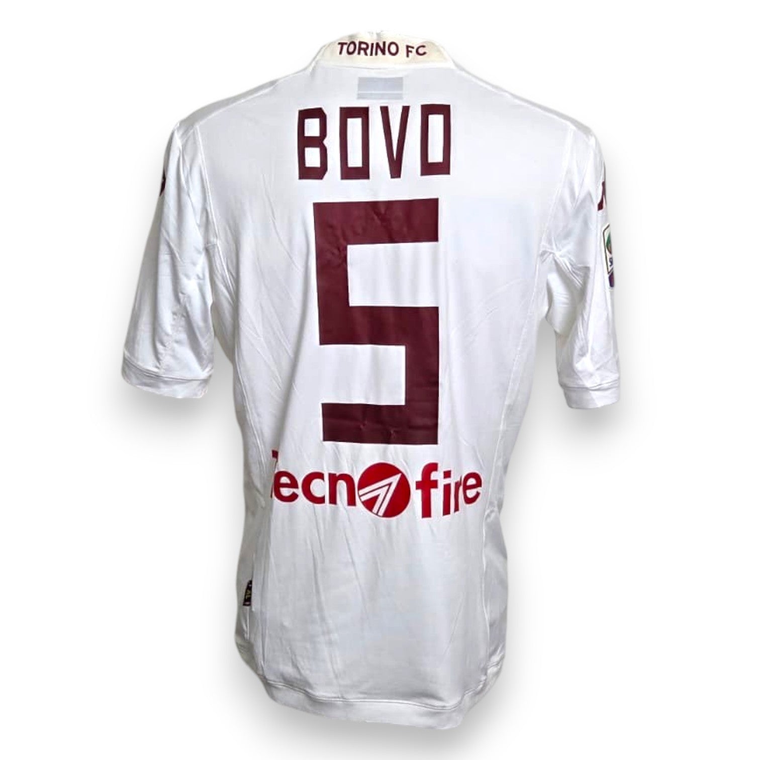 Maglia Torino FC Away 2014-15 Player Issued Cesare Bovo numero 5 – Kappa Kombat – sponsor TecnoFire – condizioni Excellent