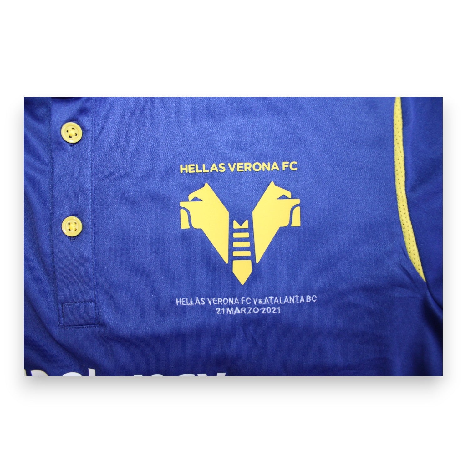 Match patch Hellas Verona FC vs Atalanta BC 21 marzo 2021 maglia Federico Ceccherini N.17 – Serie A 2020-21 – Macron