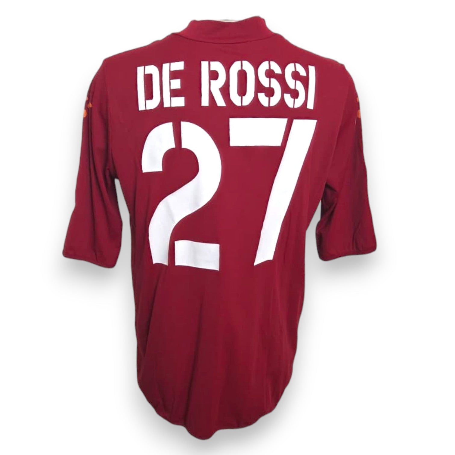 Retro maglia Roma Home 2003-04 Daniele De Rossi numero 27 Player Issued – Diadora – Serie A