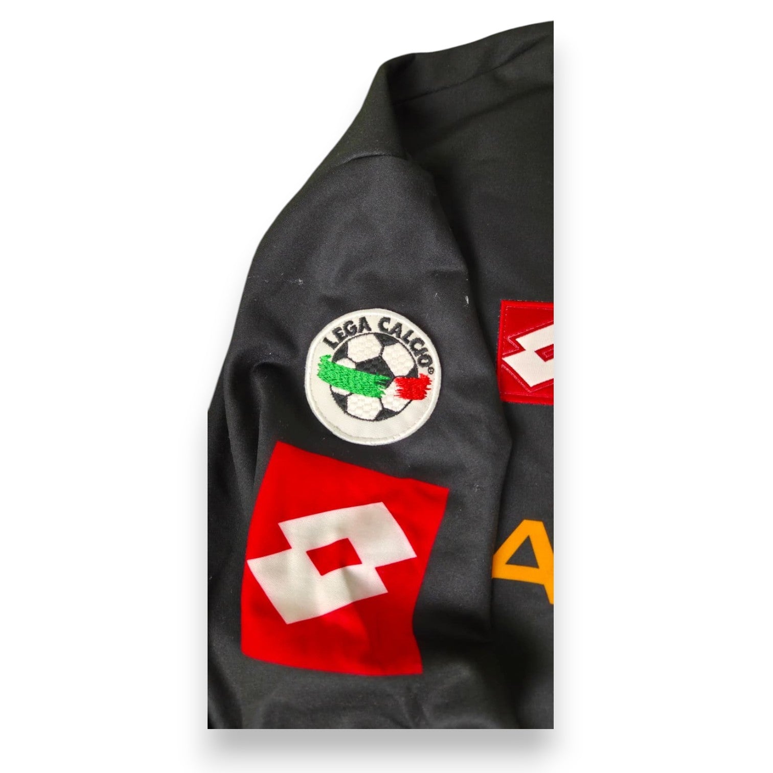Patch Lega Calcio ricamata maglia Juventus Away 2001-02 Player Issued Del Piero – cimelio vintage Lotto Serie A