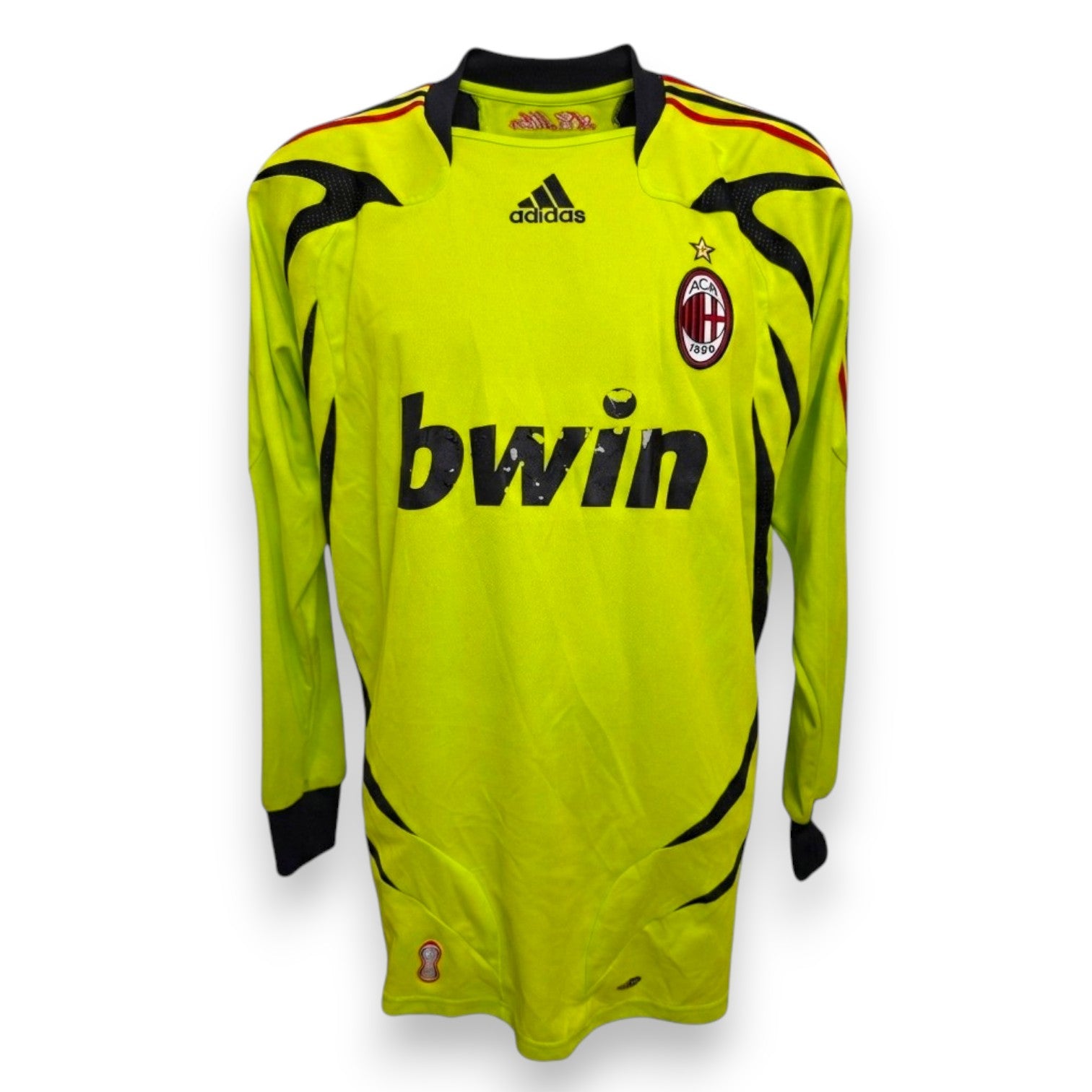 Maglia AC Milan Portiere GK 2007/08 – Dida – N.1 – Store – Adidas Clima365 – Serie A / Champions League – Nameset Replica