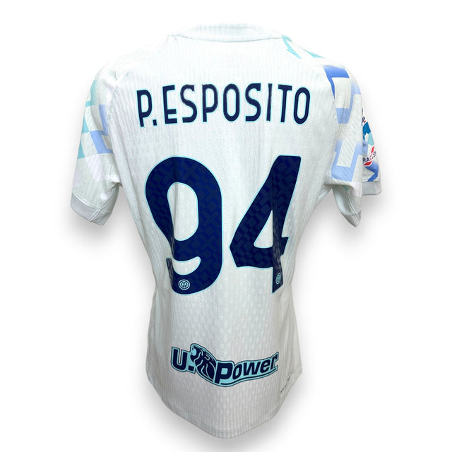 Maglia Inter Away 2025-26 Pio Esposito retro – nameset N.94 – player issued Nike