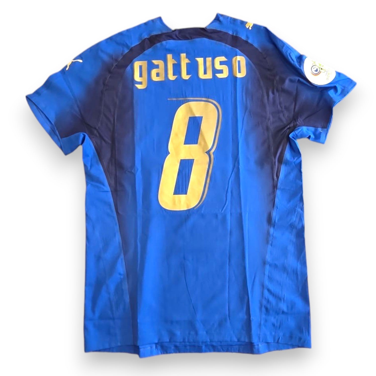 Maglia Italia Home 2006 Player Issued Gennaro Gattuso numero 8 – Puma – FIFA World Cup Germany 2006 – condizioni Excellent