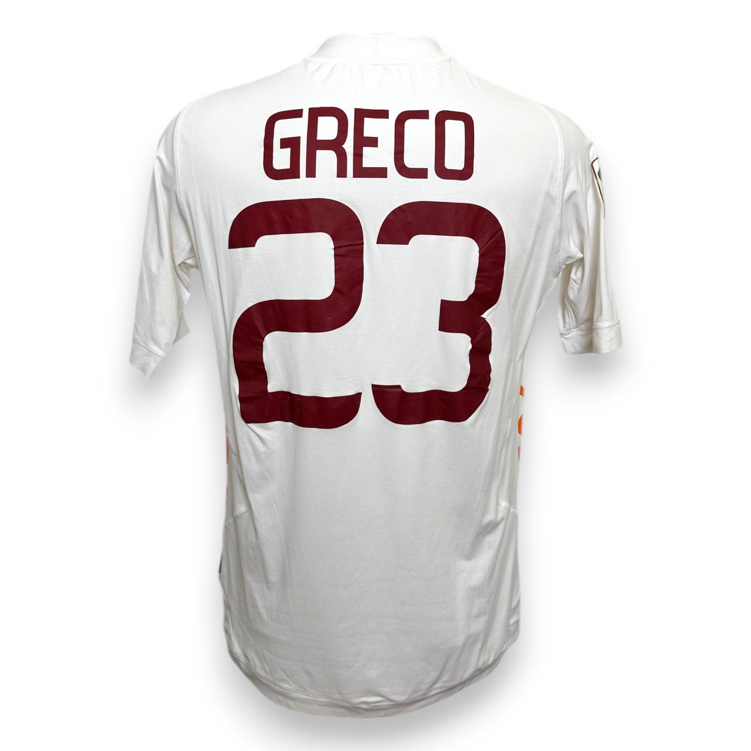 Maglia AS Roma Away 2011-12 Player Issued Leandro Greco numero 23 – Kappa – manica corta – condizioni Excellent