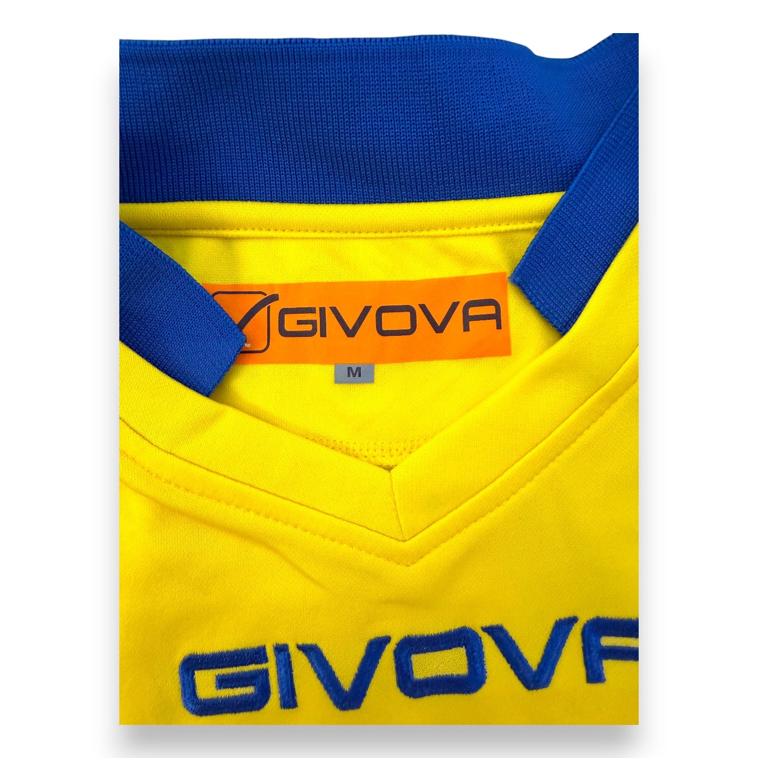 Etichetta taglia M maglia ChievoVerona Player Issued 2012-13 Givova – dettaglio interno