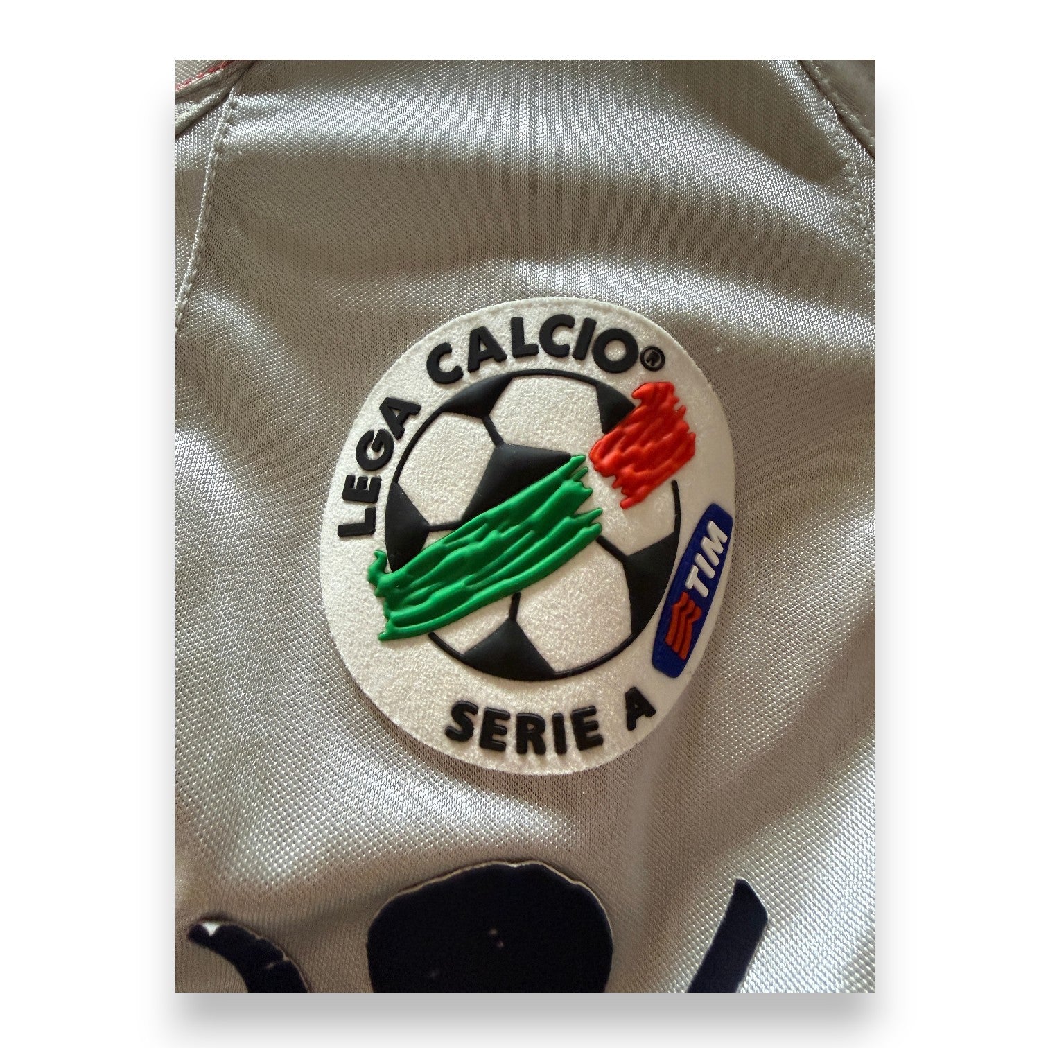 Dettaglio patch Lega Calcio Serie A TIM maglia Napoli Away 2009-10 Macron Store
