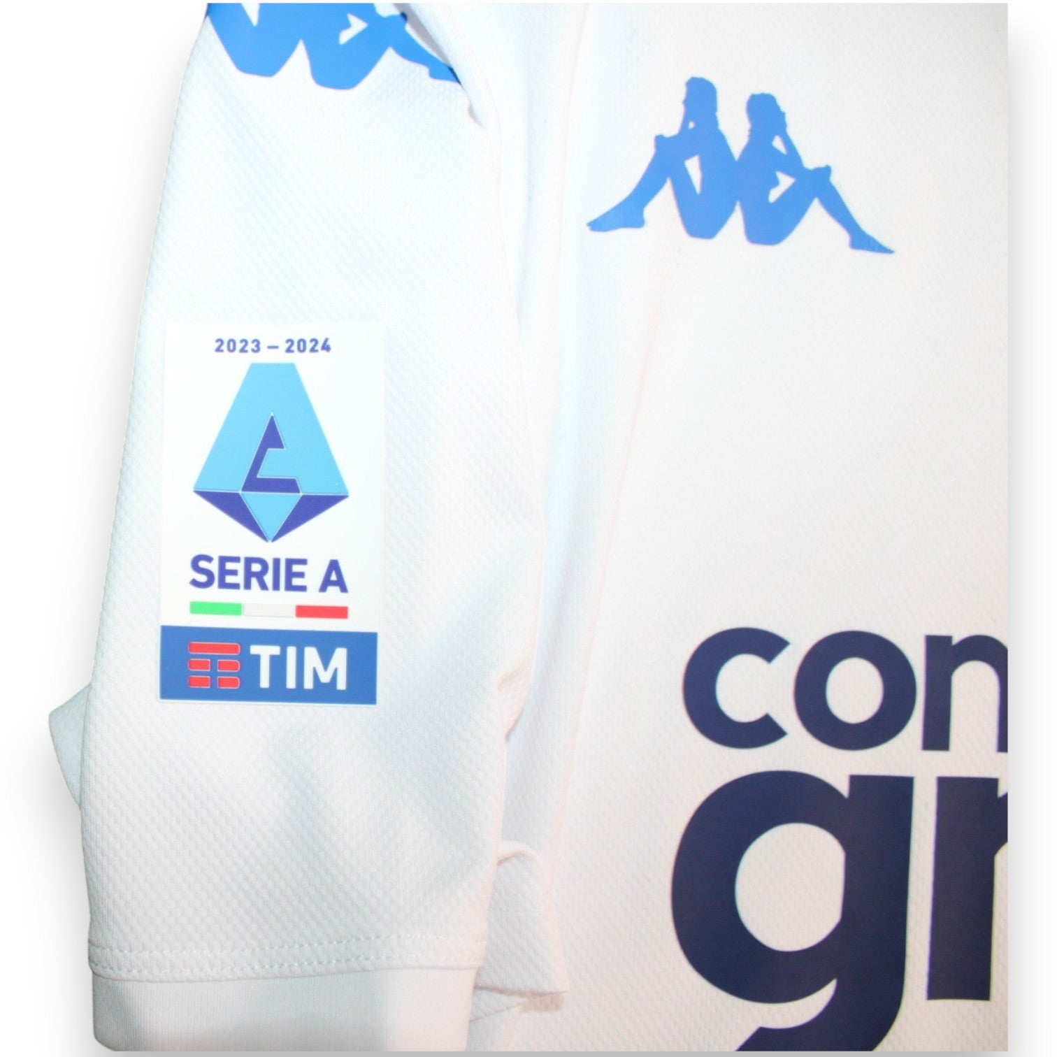 Dettaglio patch Serie A TIM 2023-2024 – maglia Empoli FC Away Player Issued Kappa – Kovalenko N.8