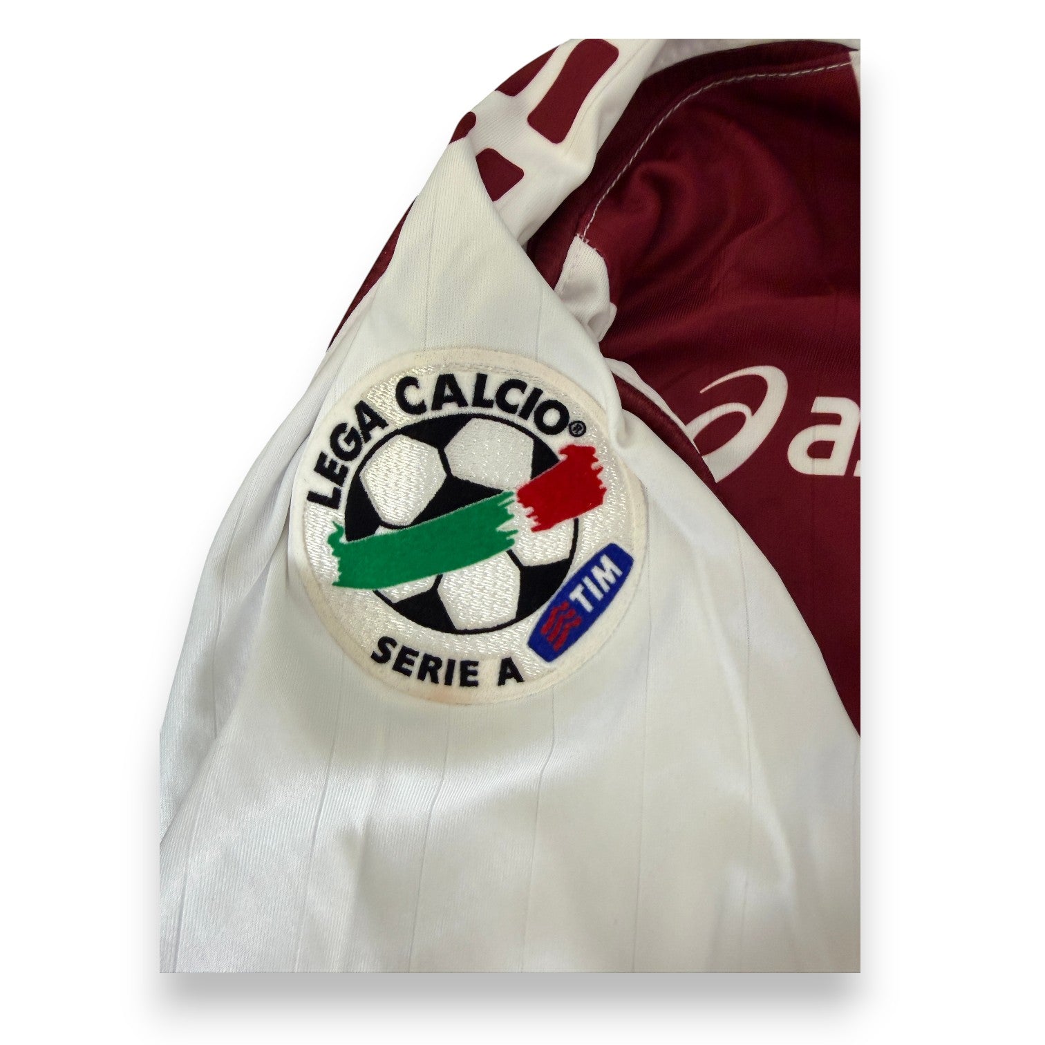 Patch Lega Calcio Serie A TIM maglia Torino FC Away 2007-08 Player Issued Asics – Nikola Lazetic numero 11