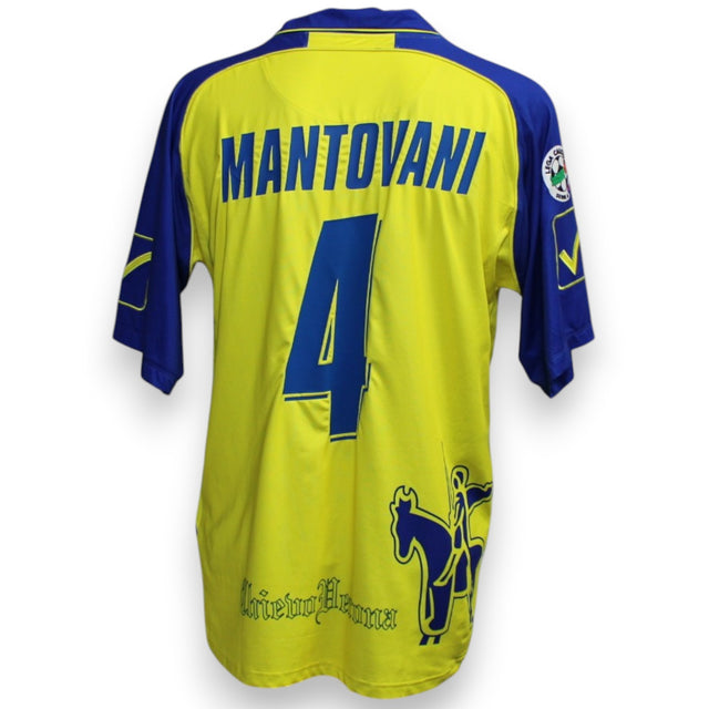 Maglia ChievoVerona Home 2009-10 Player Issued Andrea Mantovani numero 4 – Givova – condizioni Excellent