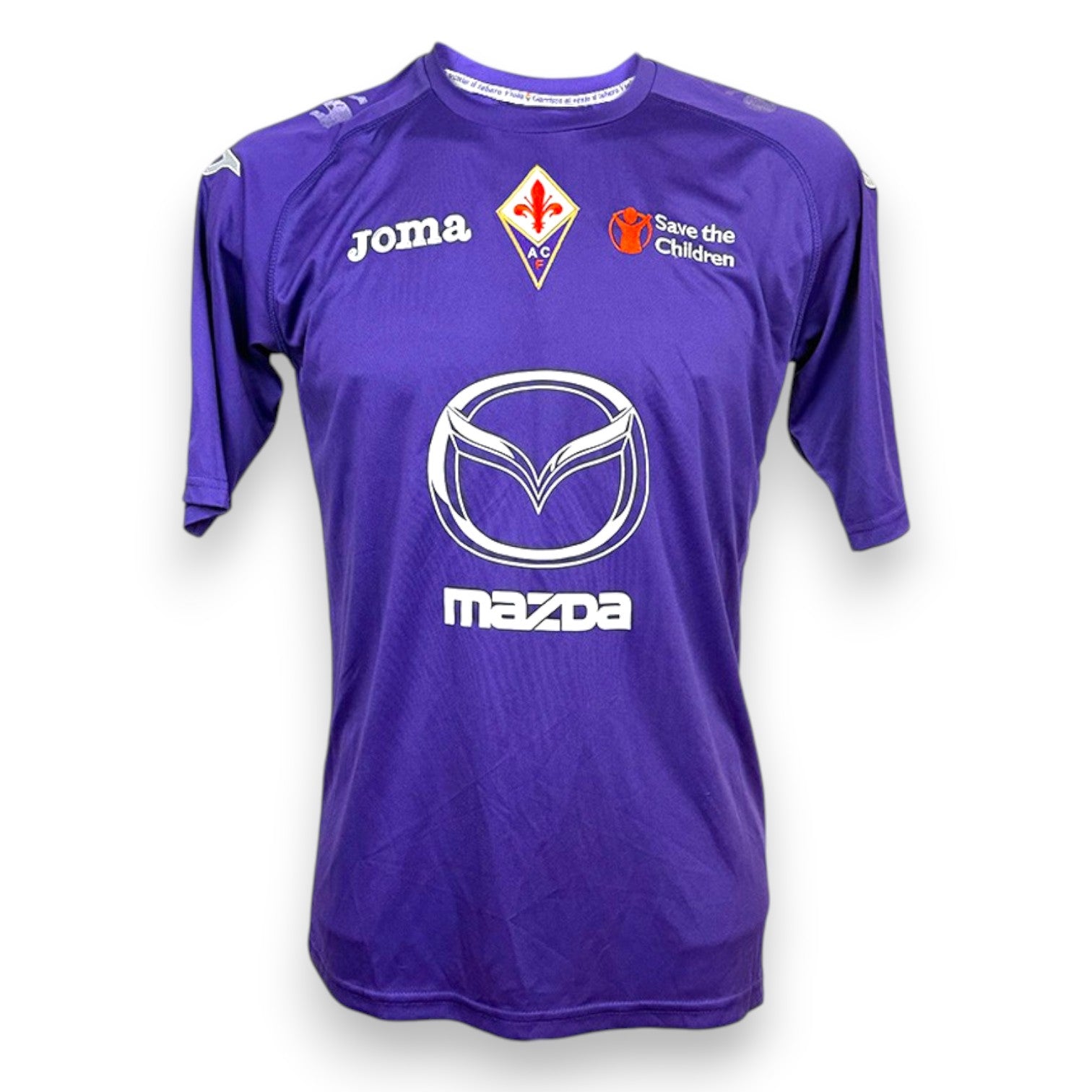 Maglia Fiorentina Home 2012-13 Player Issued Stevan Jovetic numero 8 – Joma – sponsor Mazda – condizioni Excellent