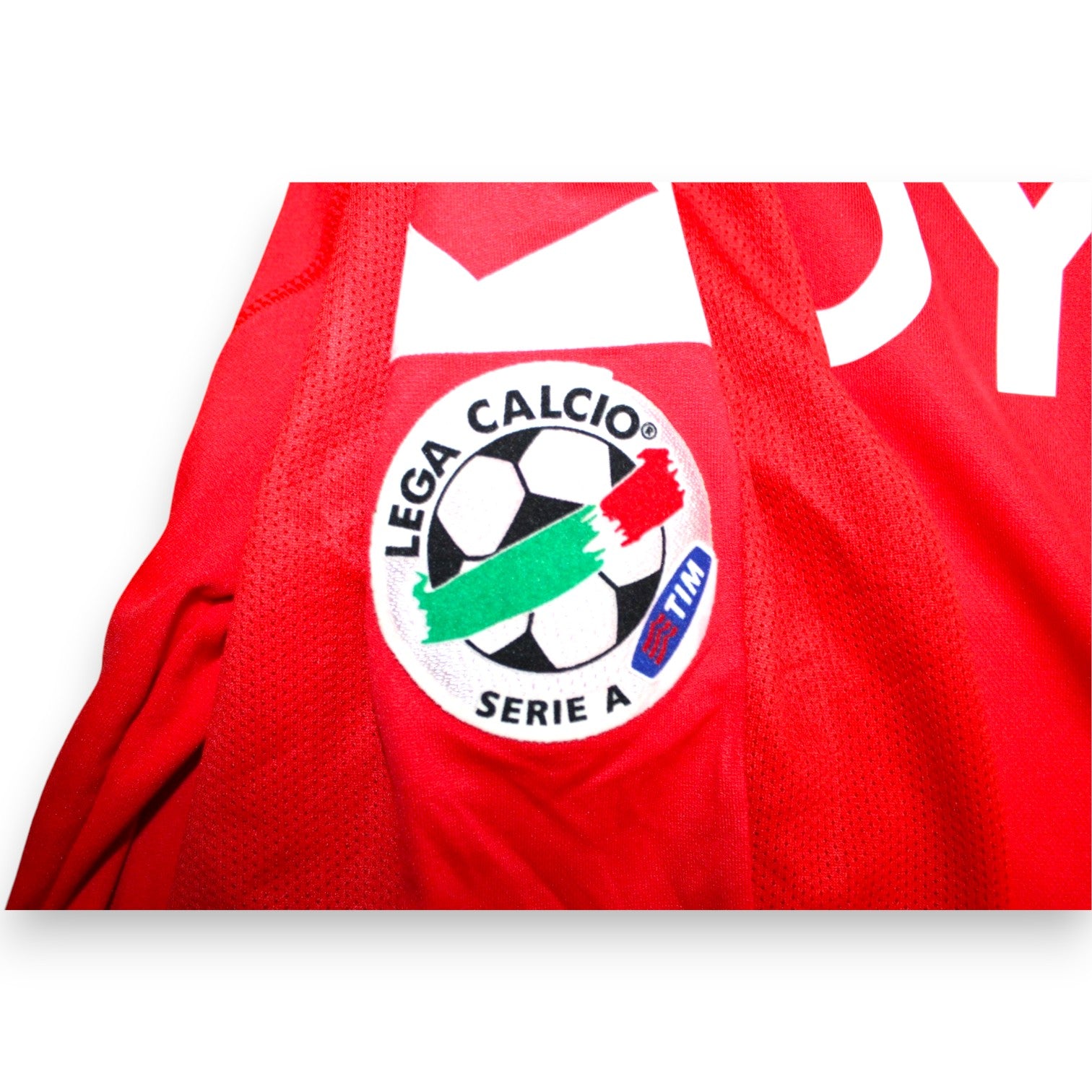 Patch ufficiale Lega Calcio Serie A TIM maglia Fiorentina Third 2008-09 – Lotto – Player Issued Donadel numero 4