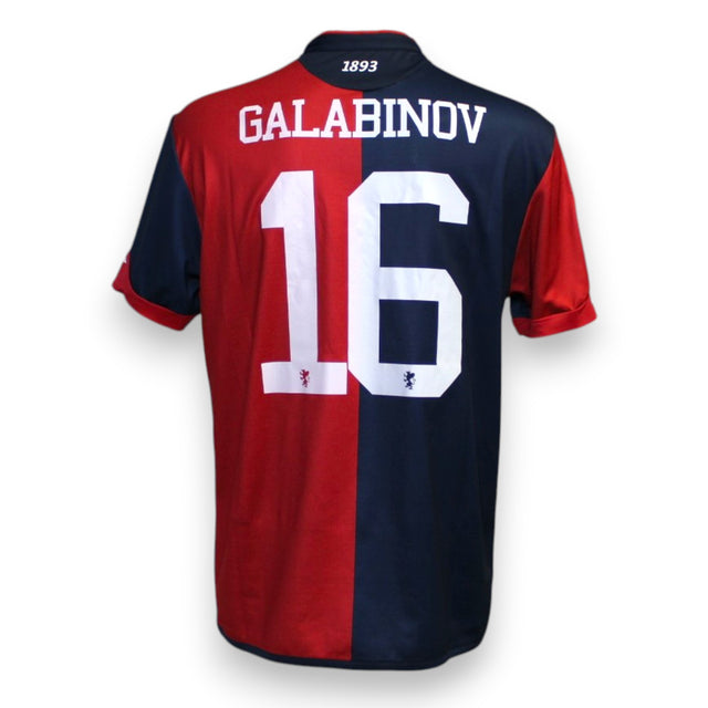 Retro maglia Genoa 2017-18 numero 16 Galabinov Player Issued – personalizzazione ufficiale – cimelio Serie A