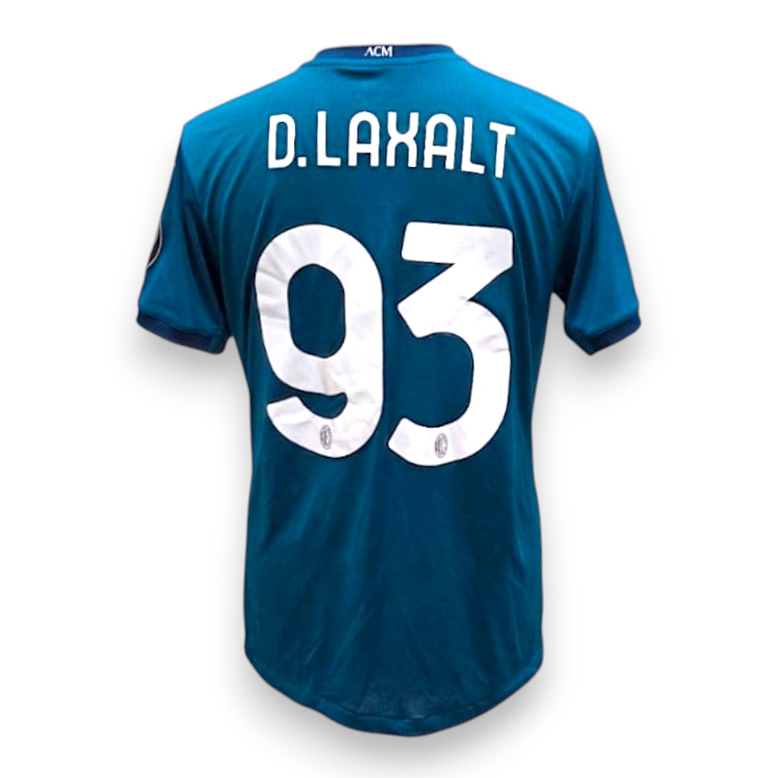 Retro maglia AC Milan Third 2020-21 numero 93 D.Laxalt Player Issued – cimelio originale Puma Serie A