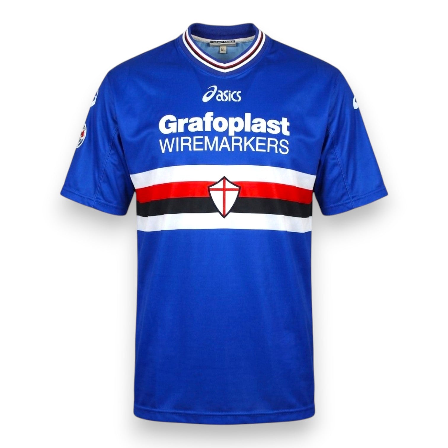 Maglia Sampdoria Home 2001-02 Player Issued Fabio Tricarico – Asics – taglia XL – condizioni Excellent vintage