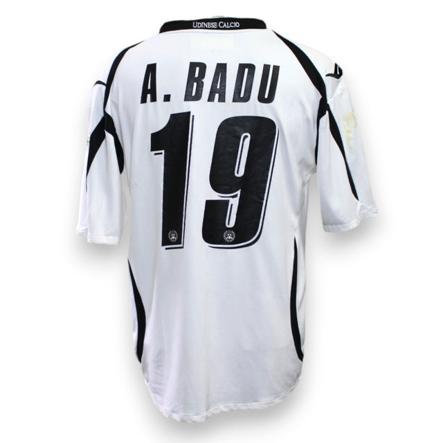 Retro maglia Udinese Third 2010-11 numero 19 A. Badu Player Issued – nameset originale Legea – scritta Udinese Calcio sul collo