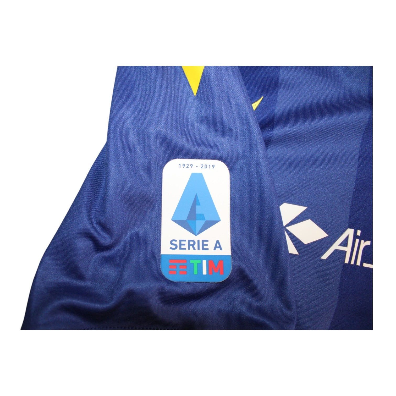 Patch Serie A TIM manica maglia Hellas Verona Home 2019-20 Store – Macron – Rrahmani – dettaglio gialloblu