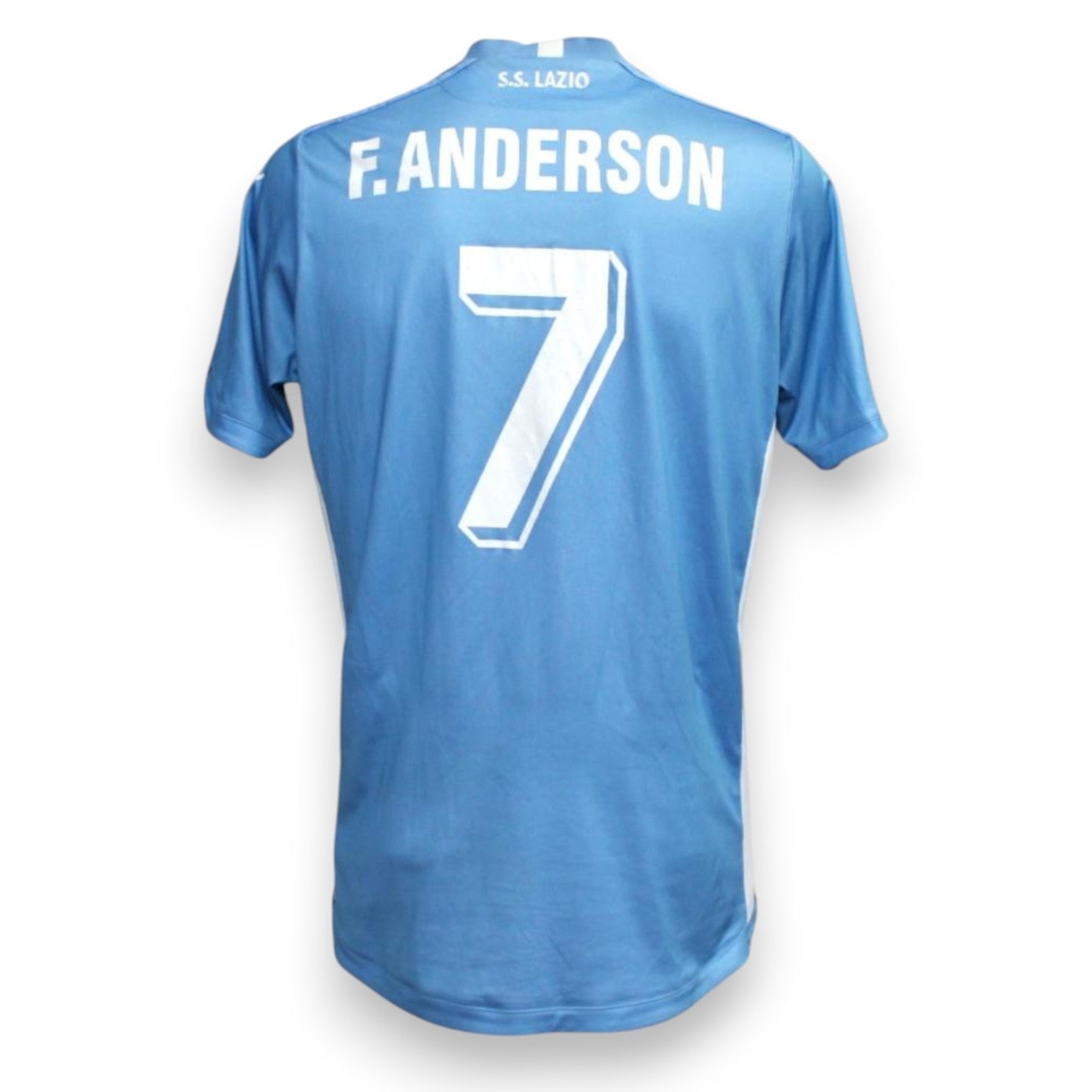 Retro maglia Lazio Home 2014-15 – nome F. Anderson numero 7 – etichetta S.S. Lazio originale
