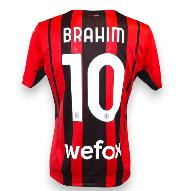 Maglia AC Milan Home 2021-22 Player Issued Brahim Díaz numero 10 – Puma – retro con nome e numero ufficiali