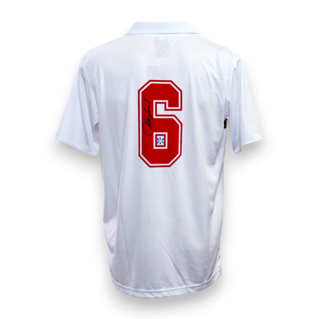 Retro replica maglia Milan Away 1988-89 numero 6 con autografo originale Franco Baresi – pennarello nero – cimelio autentico