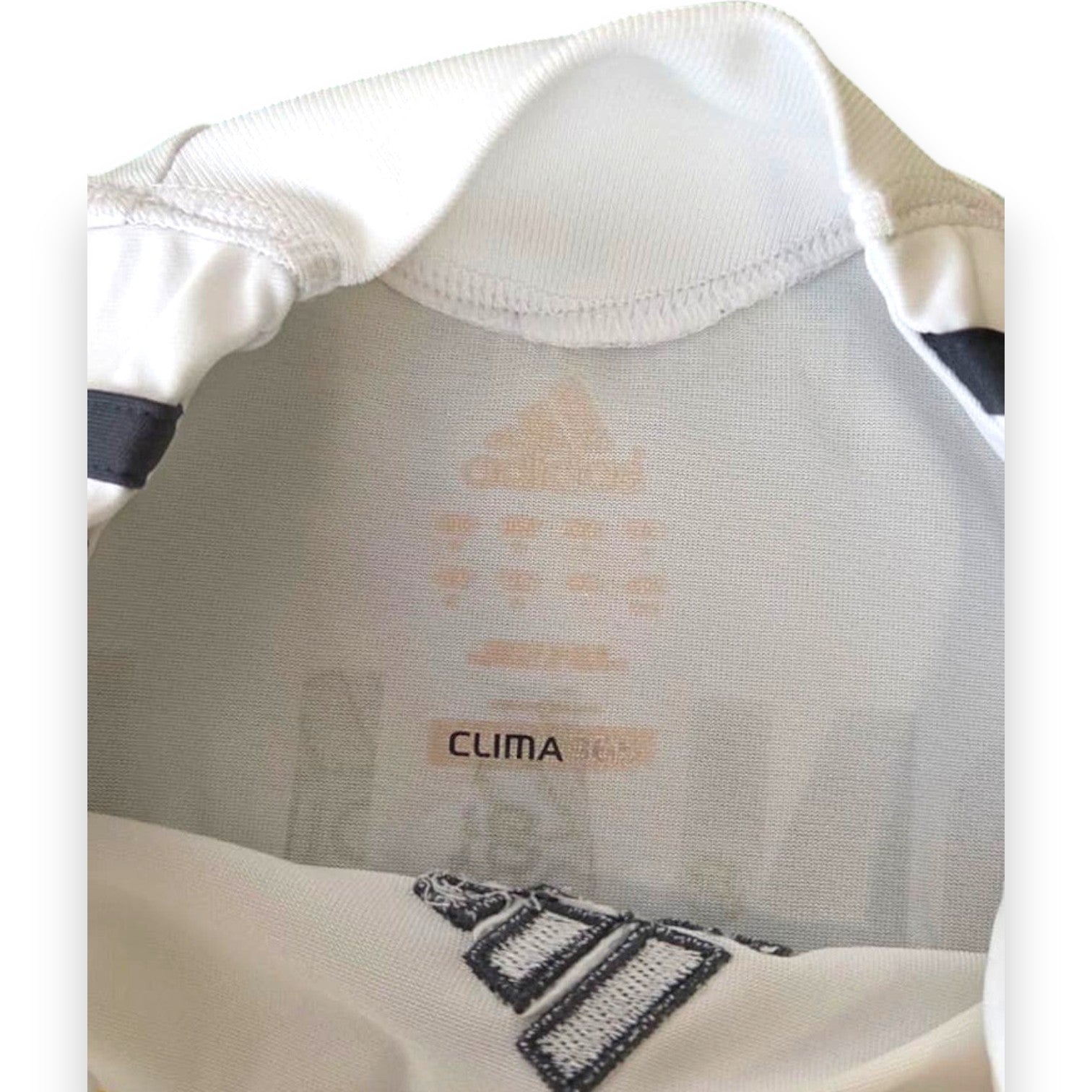 Etichetta interna Adidas Climacool maglia Real Madrid Home 2009-10 – taglia M – cimelio originale Store