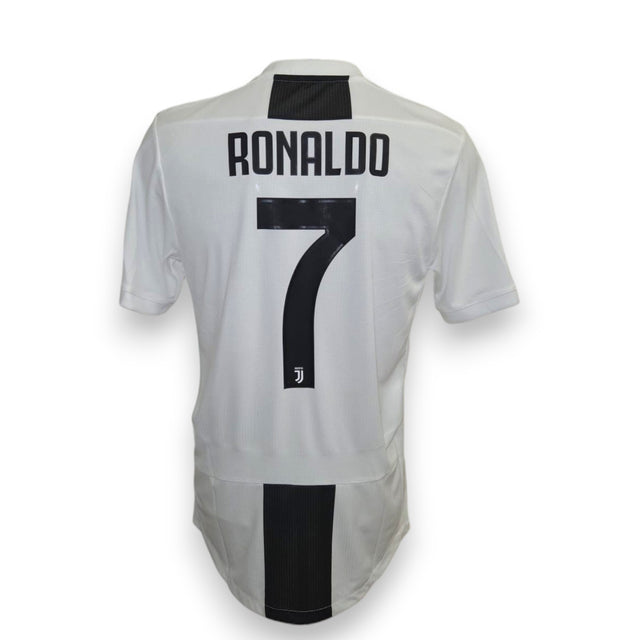 Retro maglia Juventus Home 2018-19 Player Issued nameset Ronaldo 7 – Adidas – bianconero – Champions League
