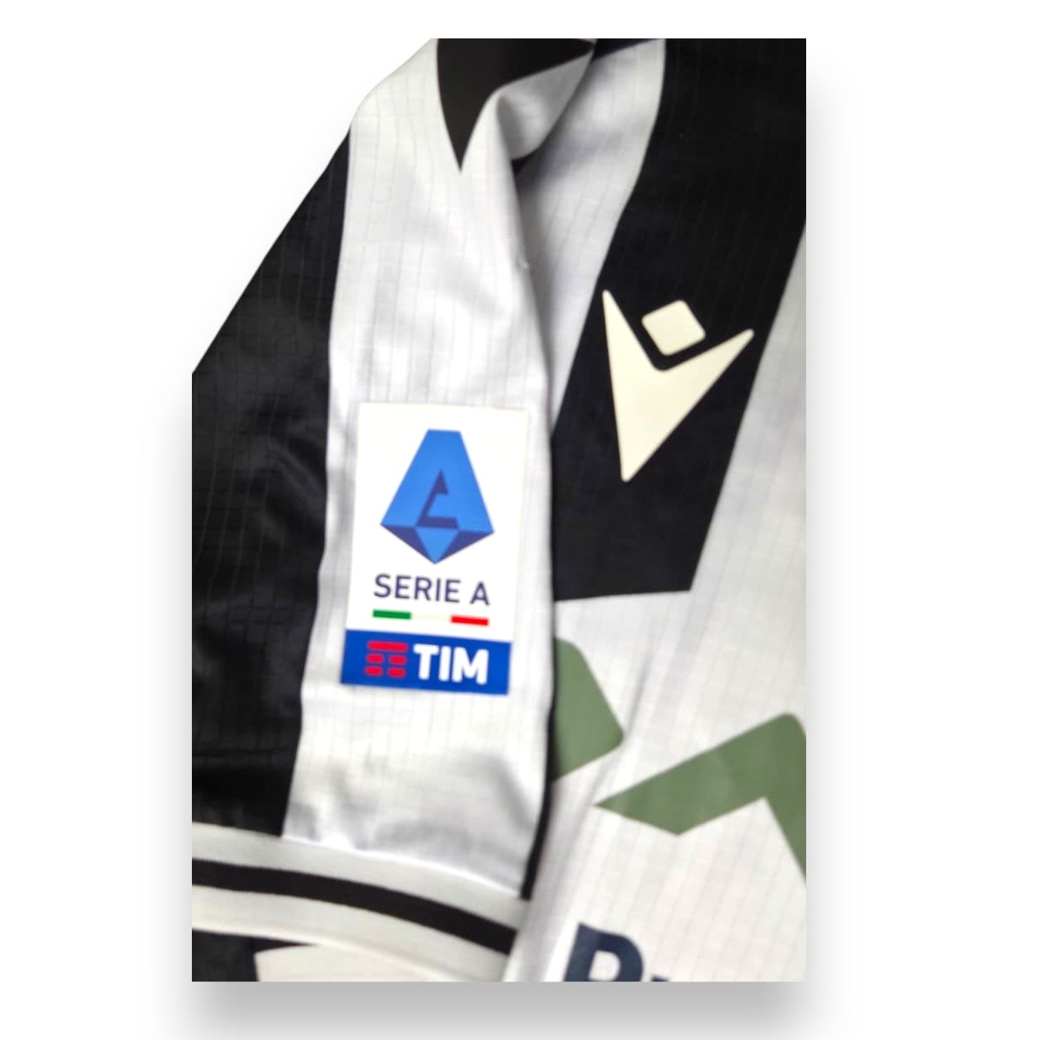 Patch ufficiale Serie A TIM maglia Udinese Home 2022-23 Player Issued Simone Pafundi – Macron