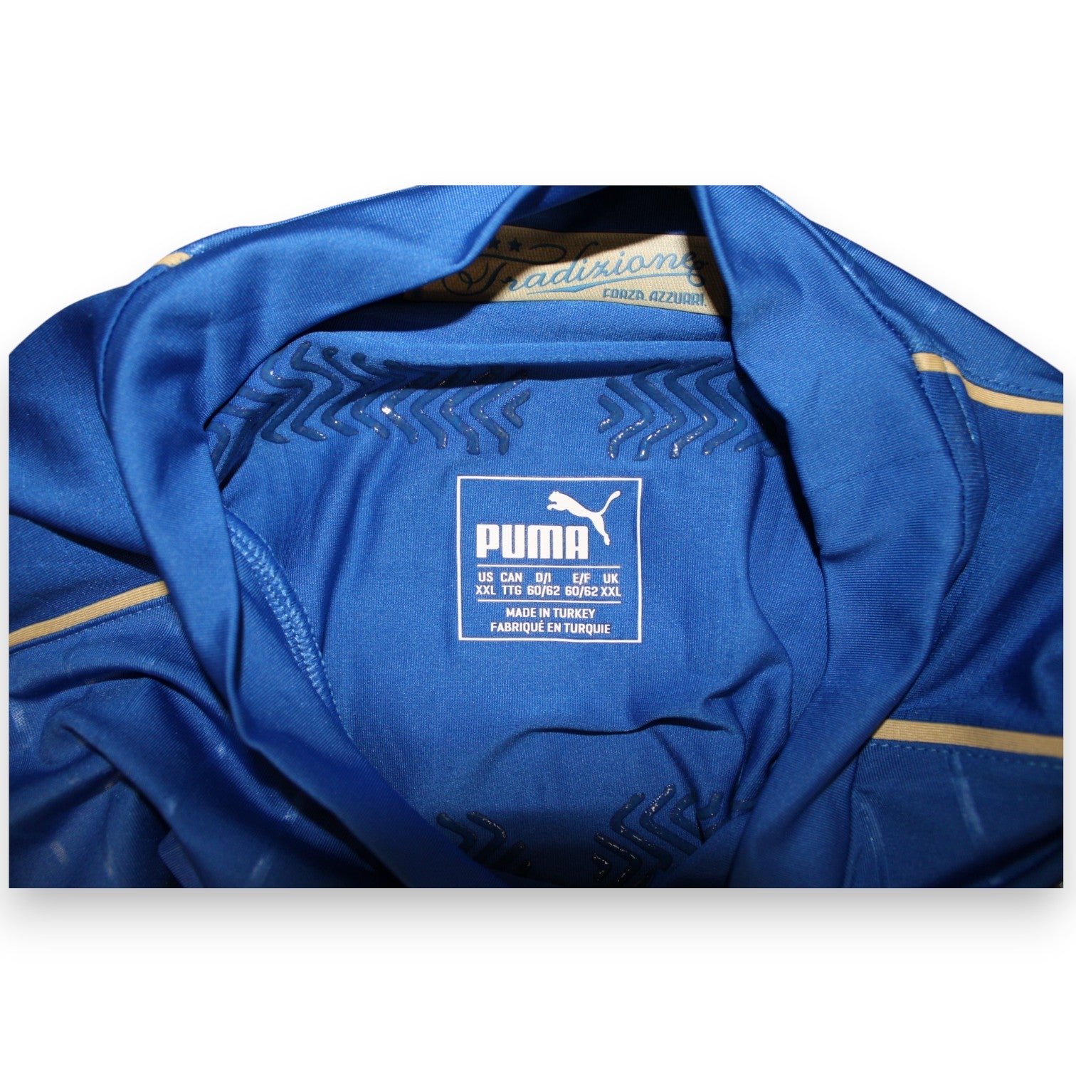 Etichetta Puma maglia Italia 2016-17 Player Issued – taglia XXL – Made in Turkey