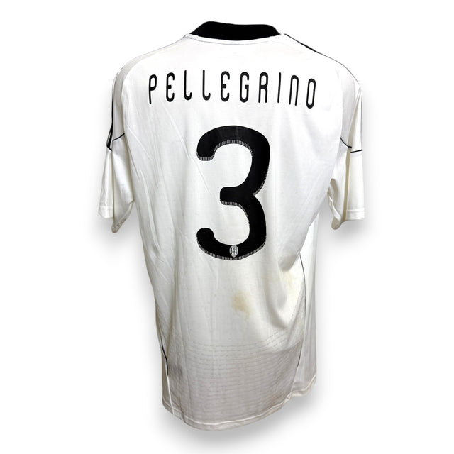 Maglia Cesena Home 2010-11 Player Issued Maximiliano Pellegrino numero 3 – Adidas Formotion – sponsor TechnoGym – taglia XL