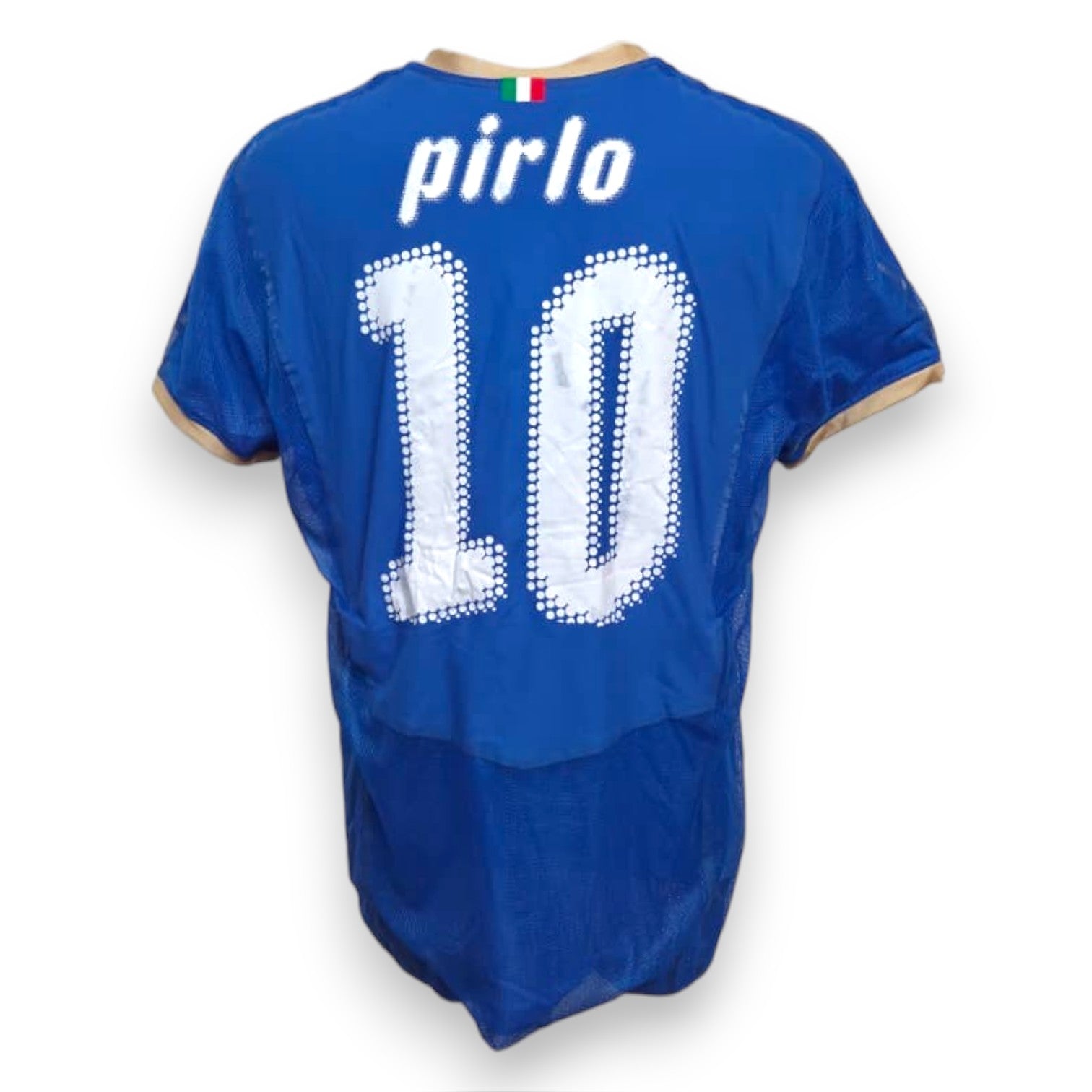 Maglia Italia Home 2007-08 Puma retro – nameset Pirlo N.10 – Store originale