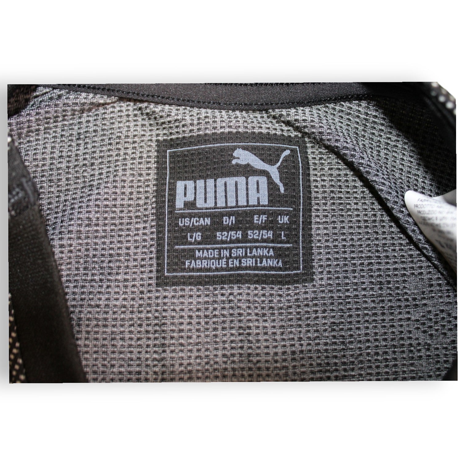 Etichetta Puma maglia portiere Italia 2017-18 Player Issued – taglia L – Made in Sri Lanka