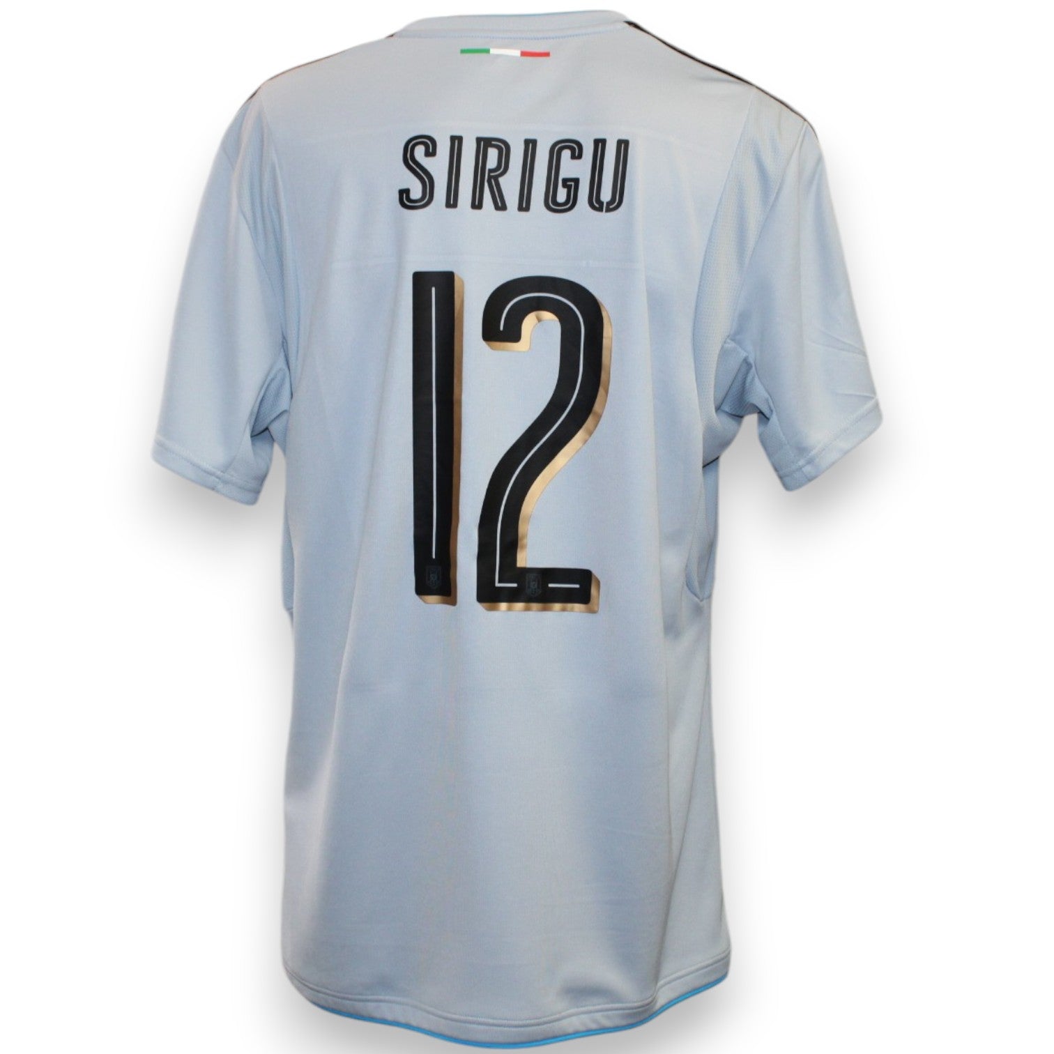Maglia portiere Italia GK Home Euro 2016 Player Issued Salvatore Sirigu numero 12 retro – Puma – taglia XL