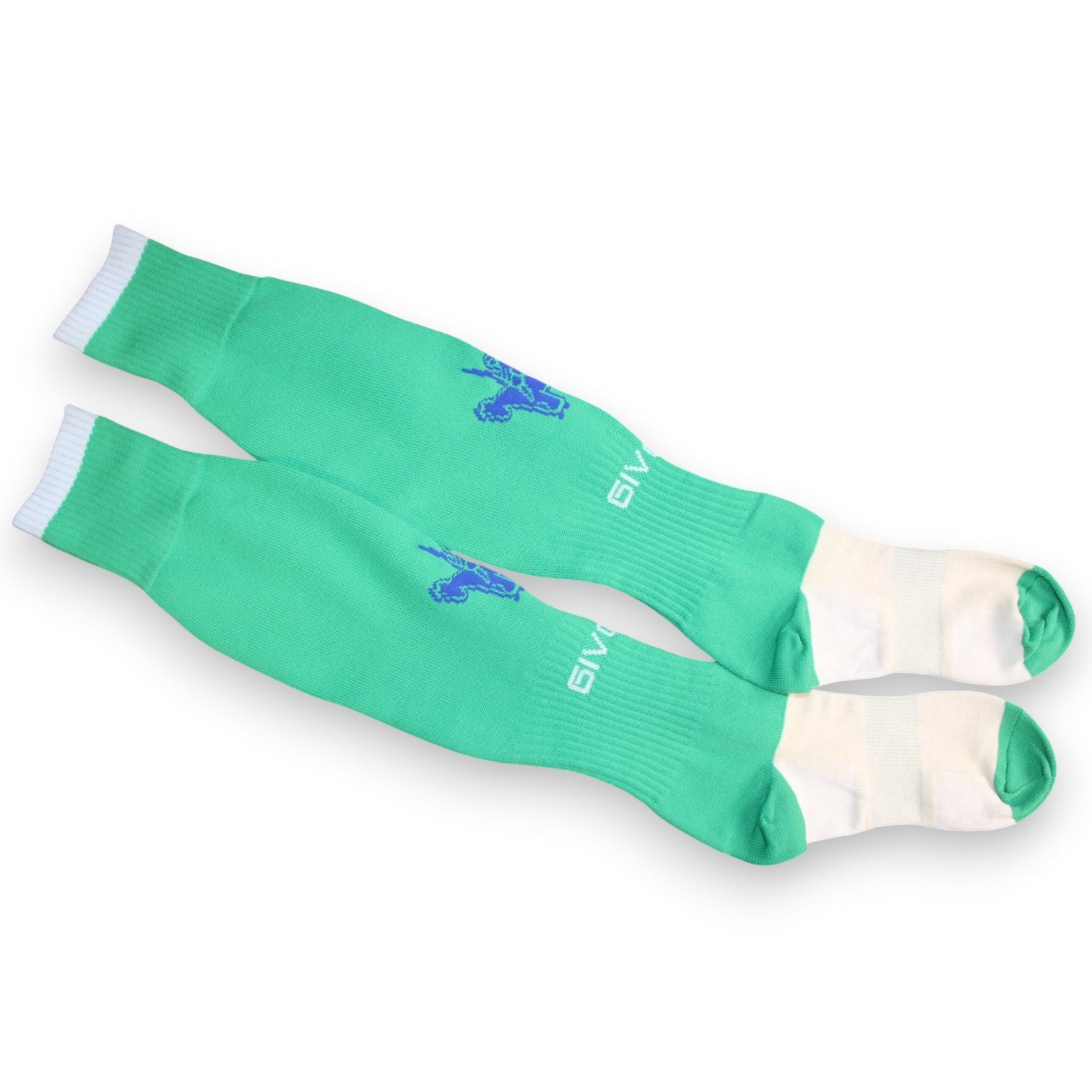 Calzettoni originali ChievoVerona 2014-15 Player Issued Givova – verde lime – kit portiere Squizzi