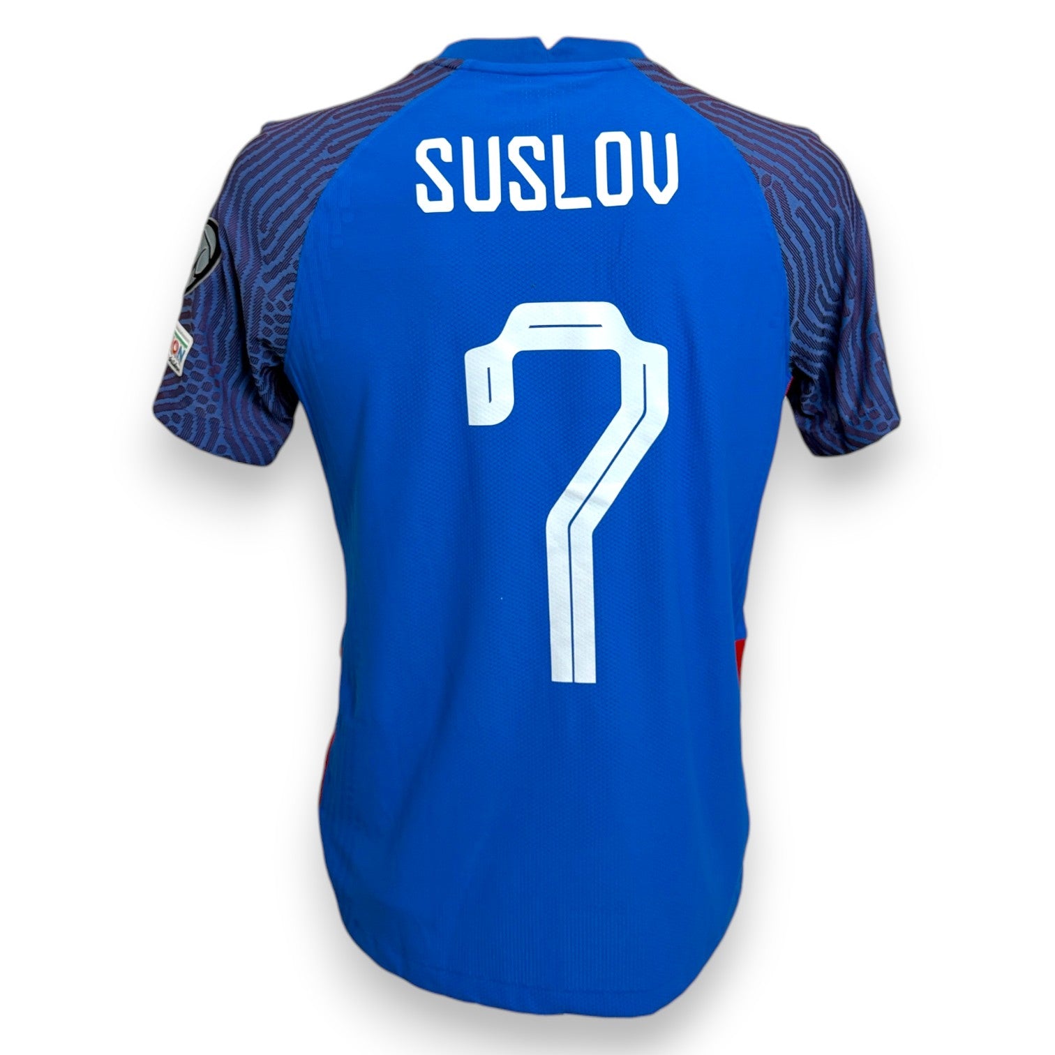 Maglia Slovacchia Home 2023 Player Issued Tomáš Suslov numero 7 – Nike Dri-FIT ADV – Euro 2024 Qualifying – condizioni Excellent