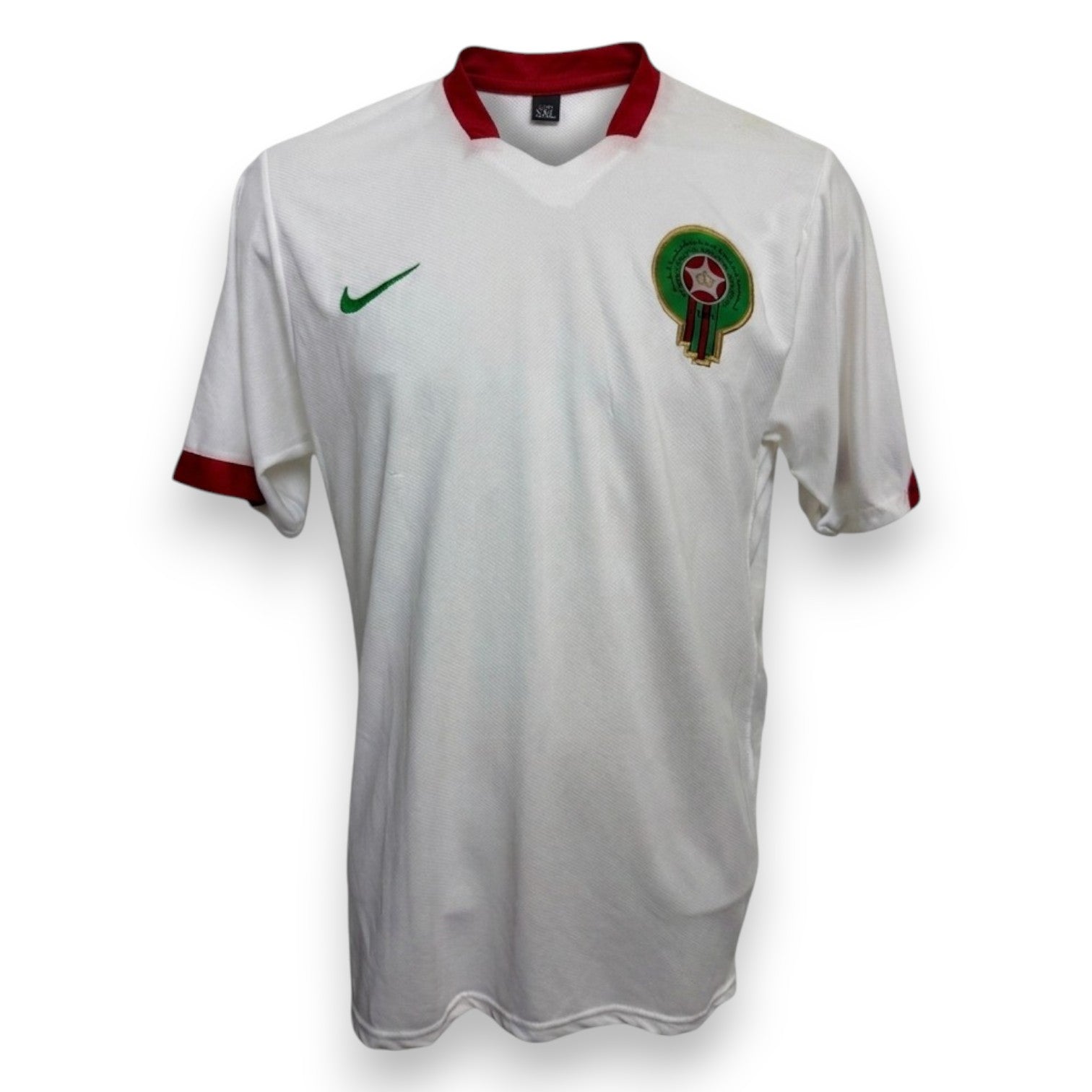 Maglia Marocco Away 2006 Nike fronte stemma FRMF Coppa d'Africa vintage