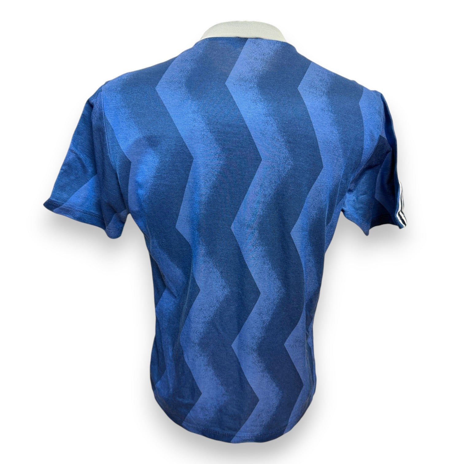 Retro maglia Argentina Away 1990-91 Adidas – pattern geometrico tono su tono – cimelio vintage Mondiale Italia 90