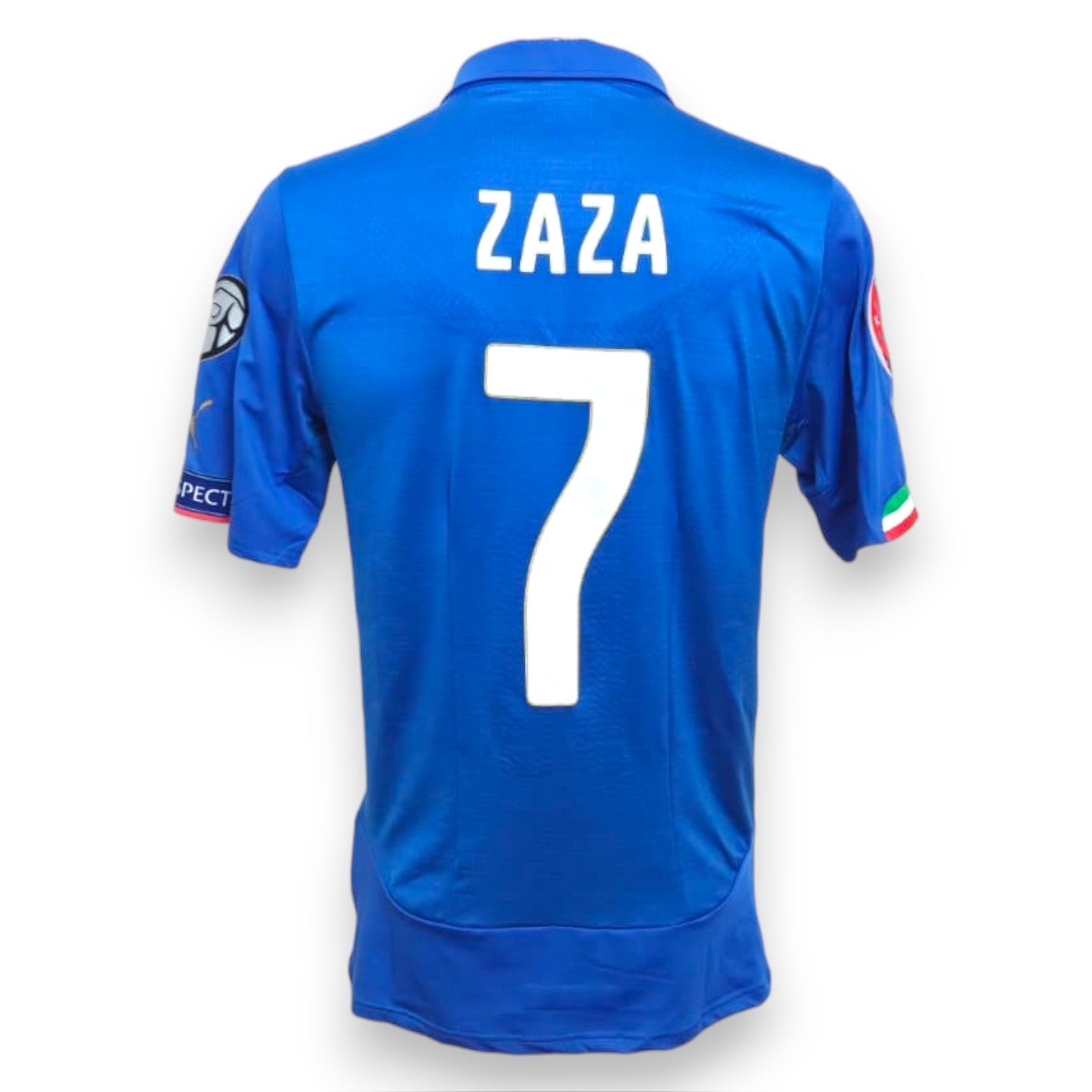 Maglia Italia Home 2016 Puma retro – nameset Zaza N.7 – Store originale
