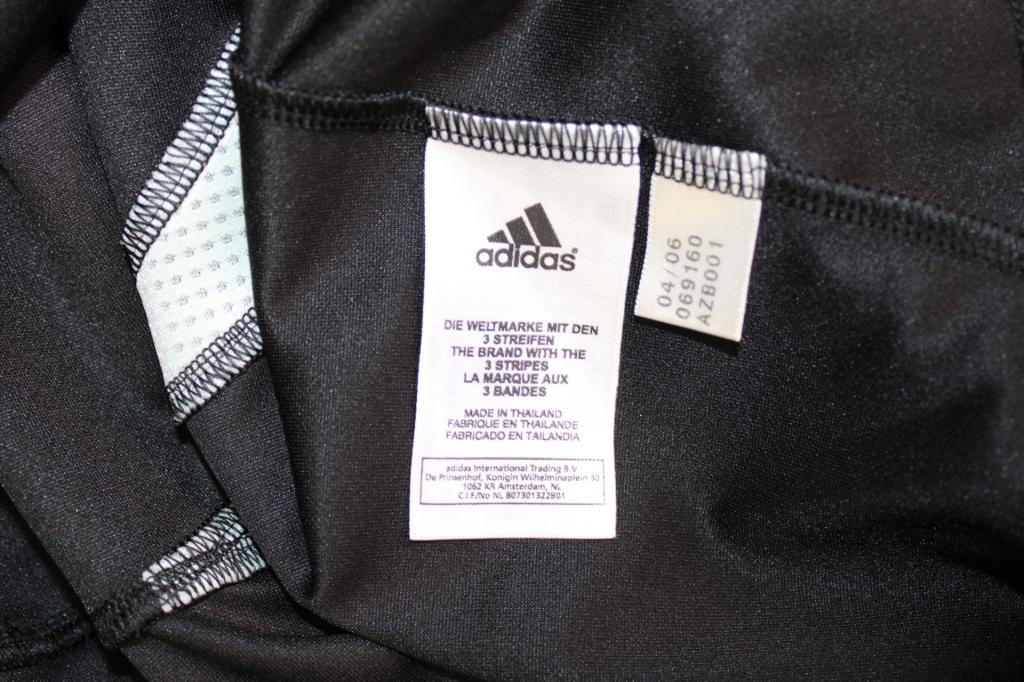 Cartellino Adidas maglia Francia GK Player Issued 2006-07 – Made in Thailand – autenticità garantita MTM