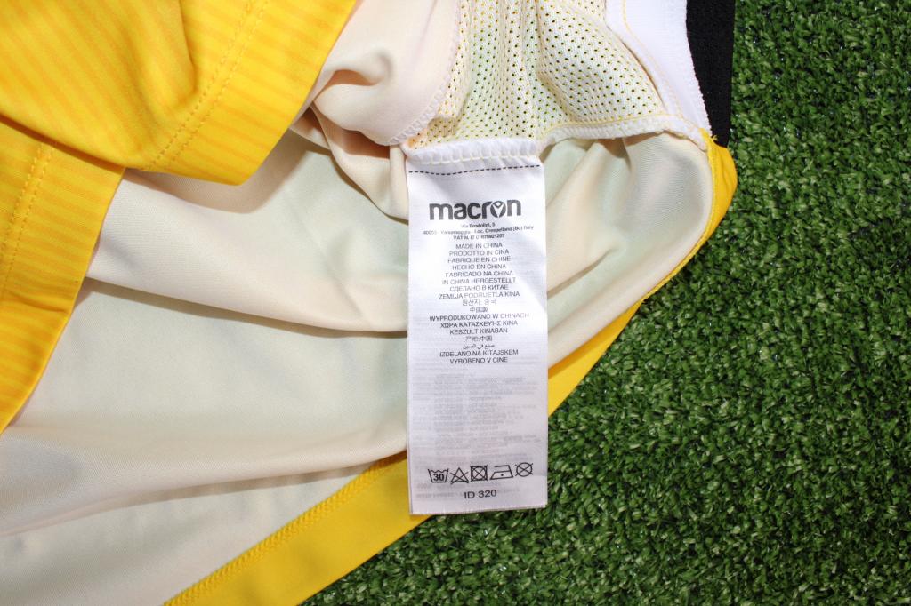 Cartellino Macron maglia Udinese Third 2020-21 Player Issued – Made in China – autenticità garantita MTM