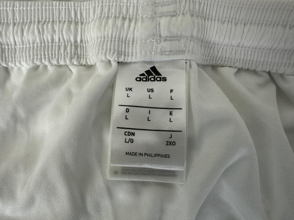 Etichetta interna pantaloncini AC Milan 2019-20 Adidas Adizero – taglia L – Made in Philippines