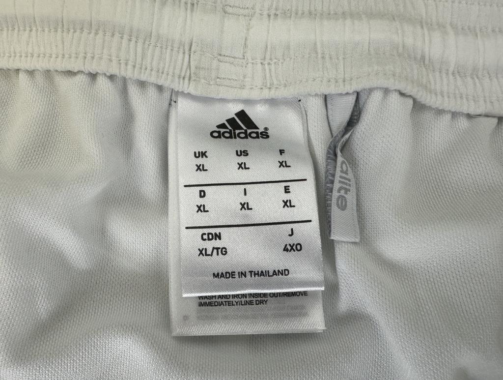 Etichetta interna pantaloncini AC Milan Away 2014-15 Adidas Adizero – taglia XL – Made in Thailand