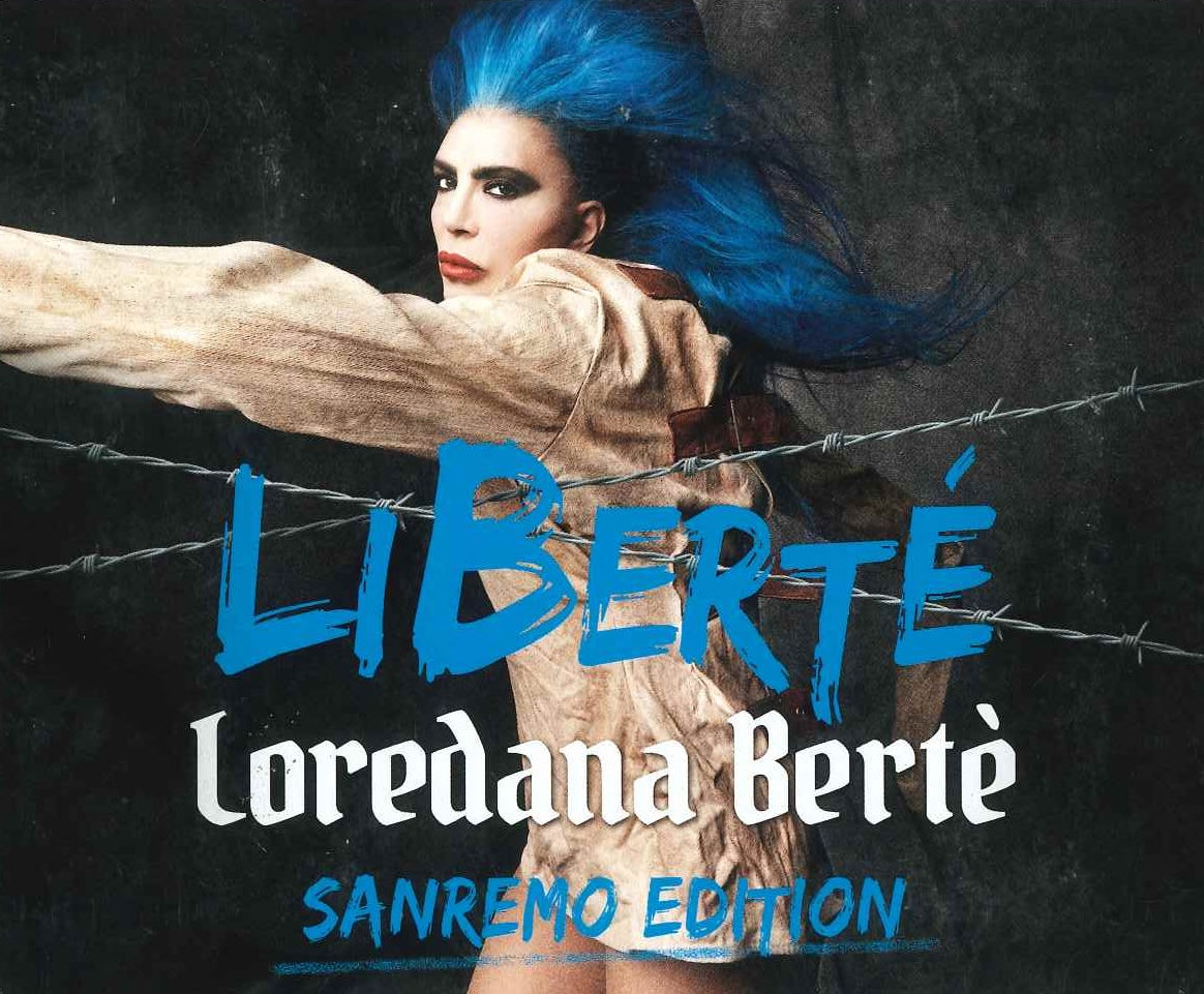 Copertina CD Loredana Bertè LiBerté Sanremo Edition 2019 – capelli blu – Warner Music