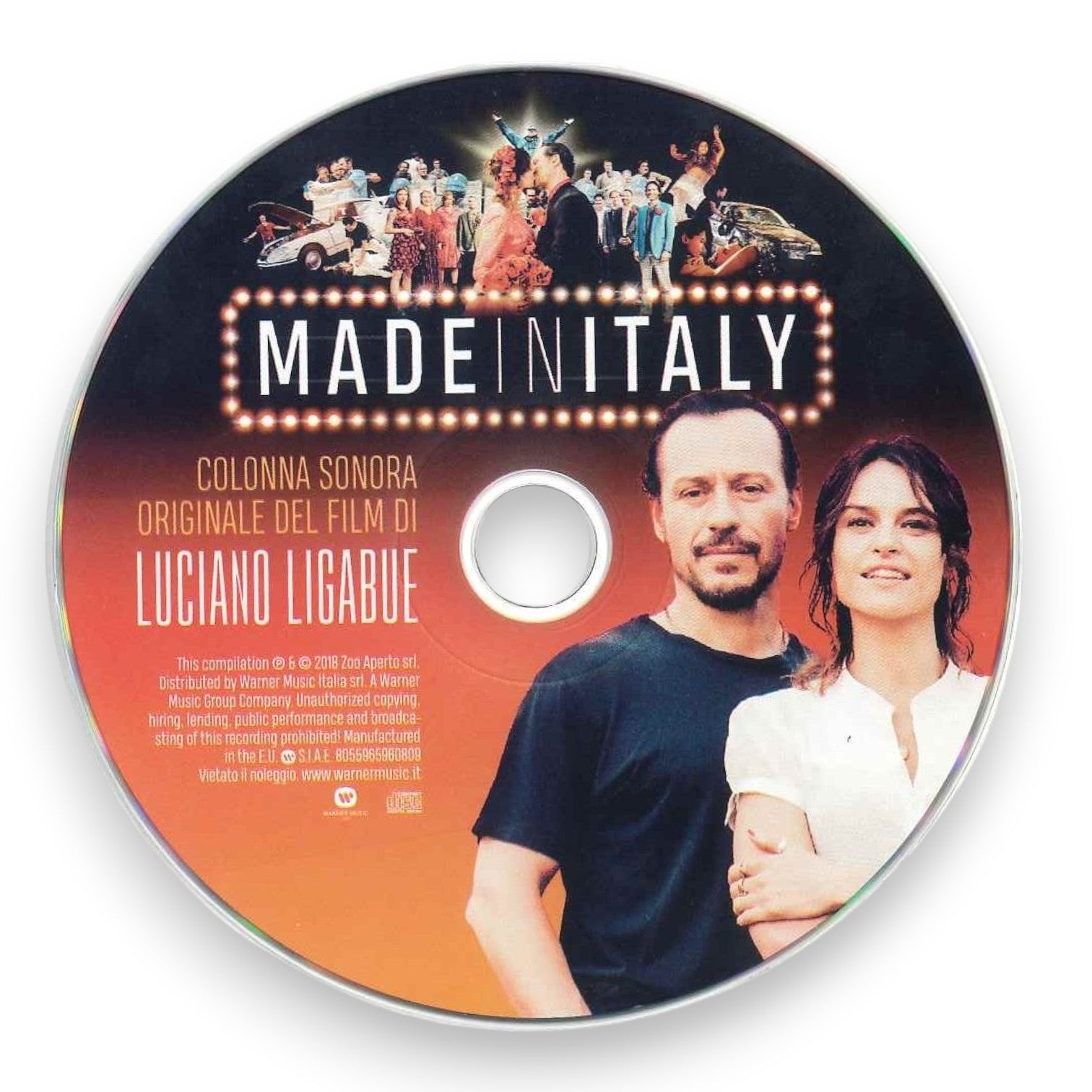 Disco CD Made in Italy colonna sonora 2018 – Luciano Ligabue – Warner Music Italia