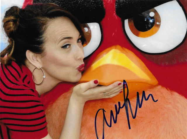 Fotografia autografata Chiara Francini Angry Birds Matilda – autografo blu originale – MTM Memorabilia