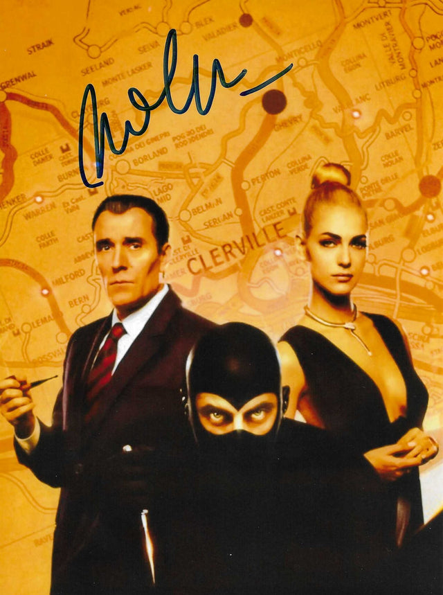 Fotografia autografata Valerio Mastandrea ispettore Ginko Diabolik – autografo blu originale – MTM Memorabilia