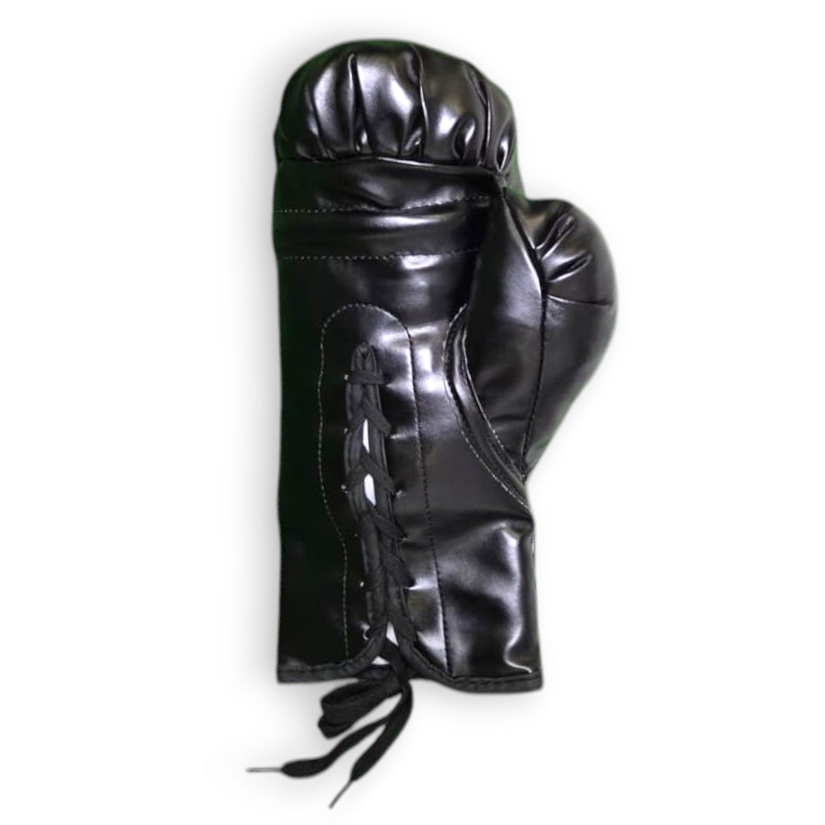 Guantone da boxe Everlast nero Mike Tyson – vista laterale, lacci originali
